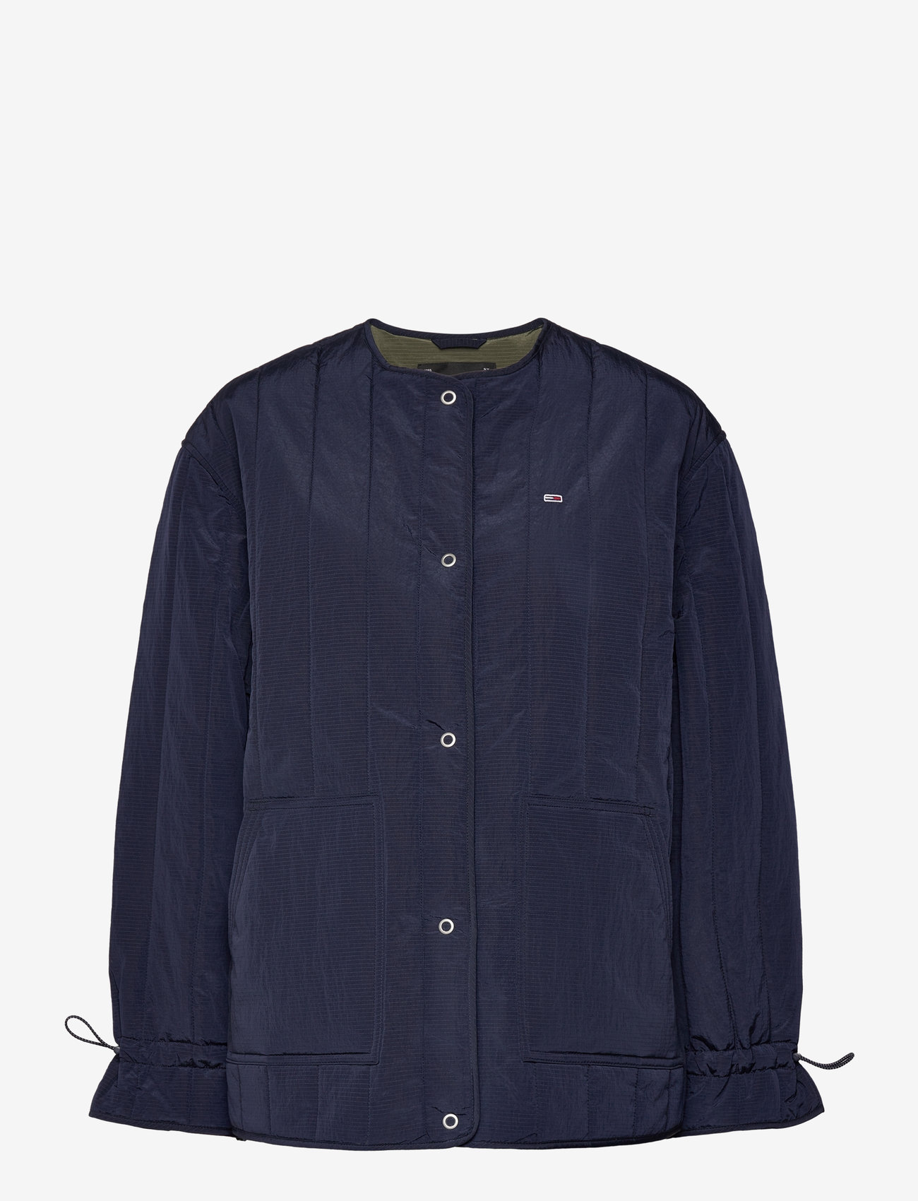 Tommy Jeans - TJW VERTICAL QUILT LINER EXT - tepitud jakid - black - 0