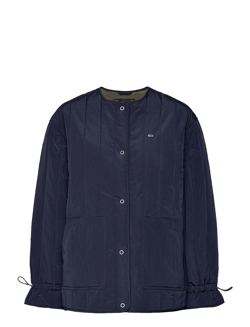 Tommy Jeans - TJW VERTICAL QUILT LINER EXT - tepitud jakid - black - 0