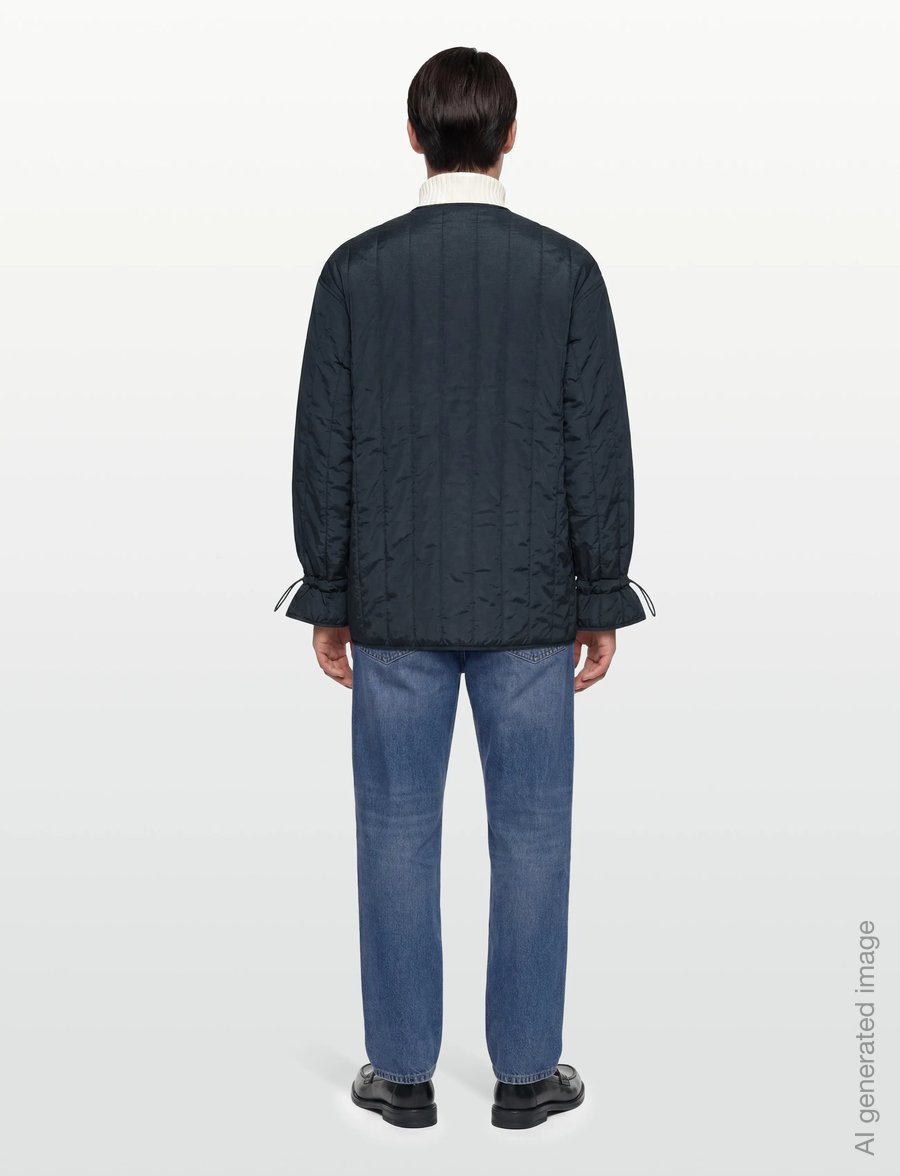 Tommy Jeans - TJW VERTICAL QUILT LINER EXT - quiltade jackor - dark night navy - 5
