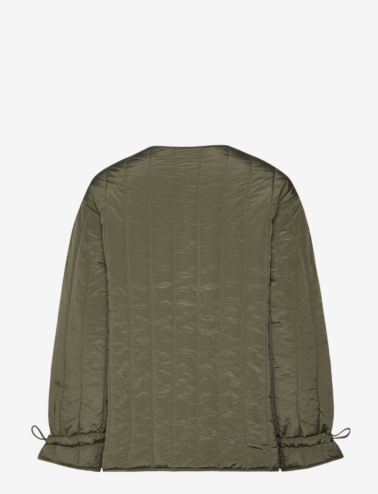 Tommy Jeans - TJW VERTICAL QUILT LINER EXT - frühlingsjacken - utility olive - 1
