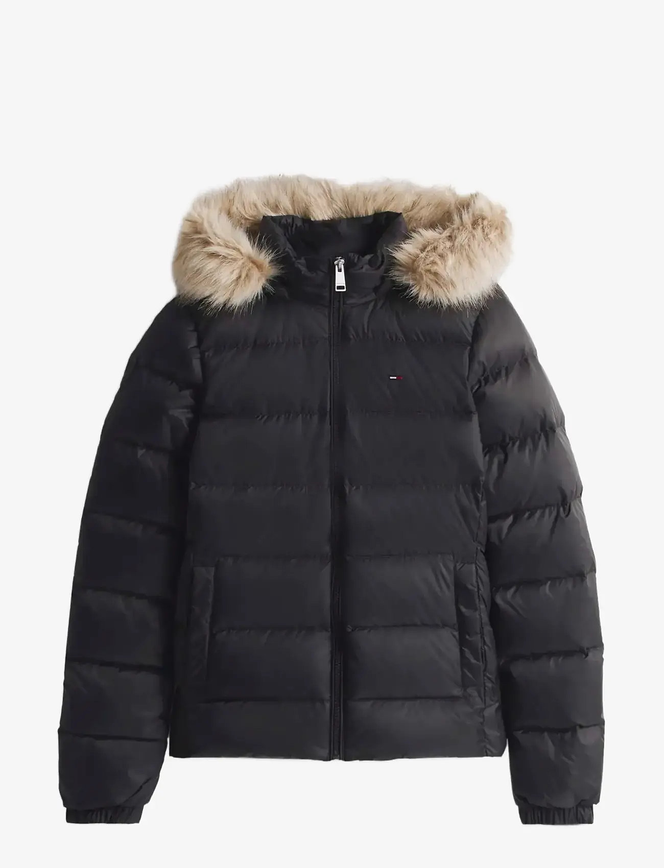 Tommy Jeans - TJW BASIC HOODED DOWN JACKET EXT - winter jacket - black - 1