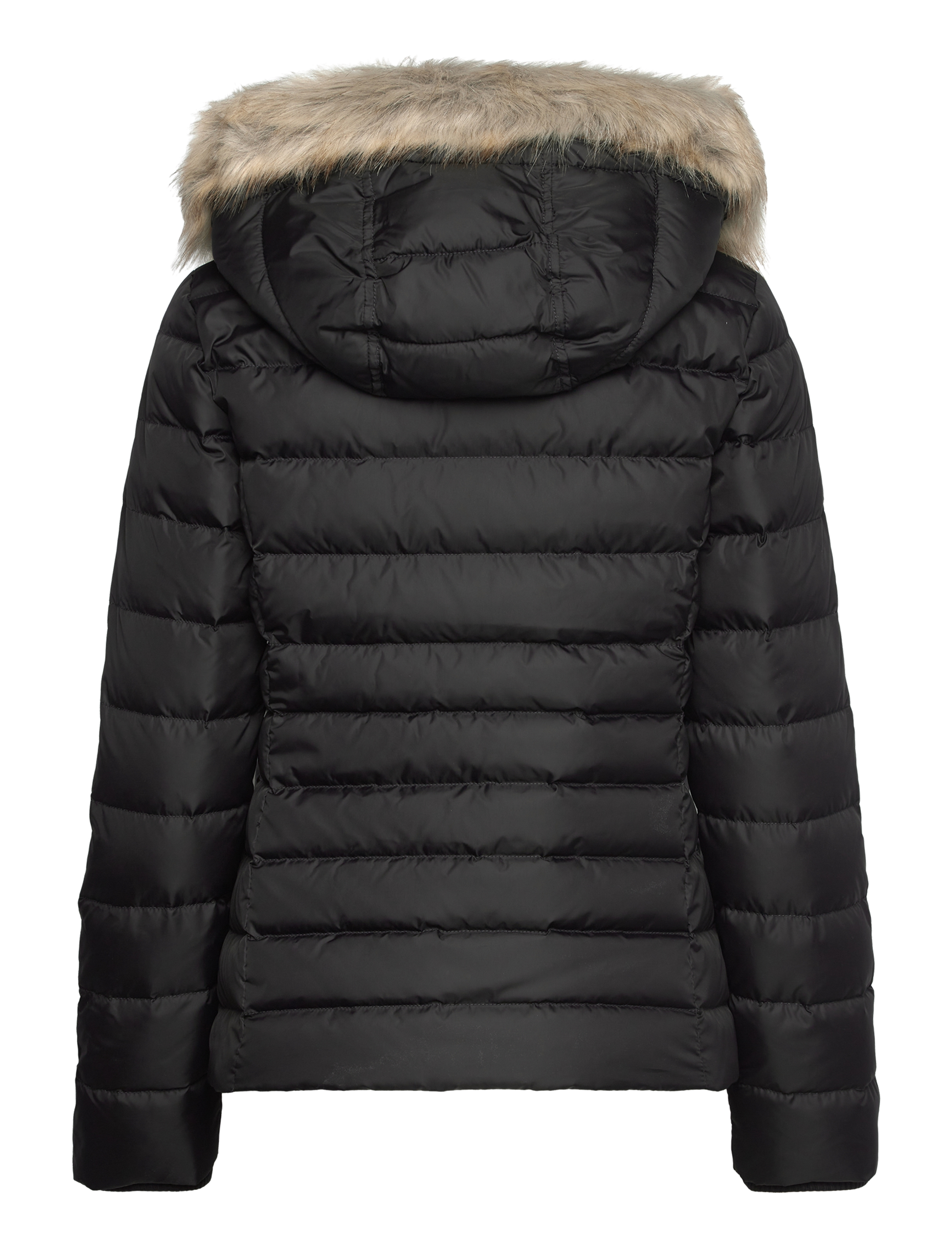 Tommy Jeans - TJW BASIC HOODED DOWN JACKET EXT - down- & padded jackets - black - 2
