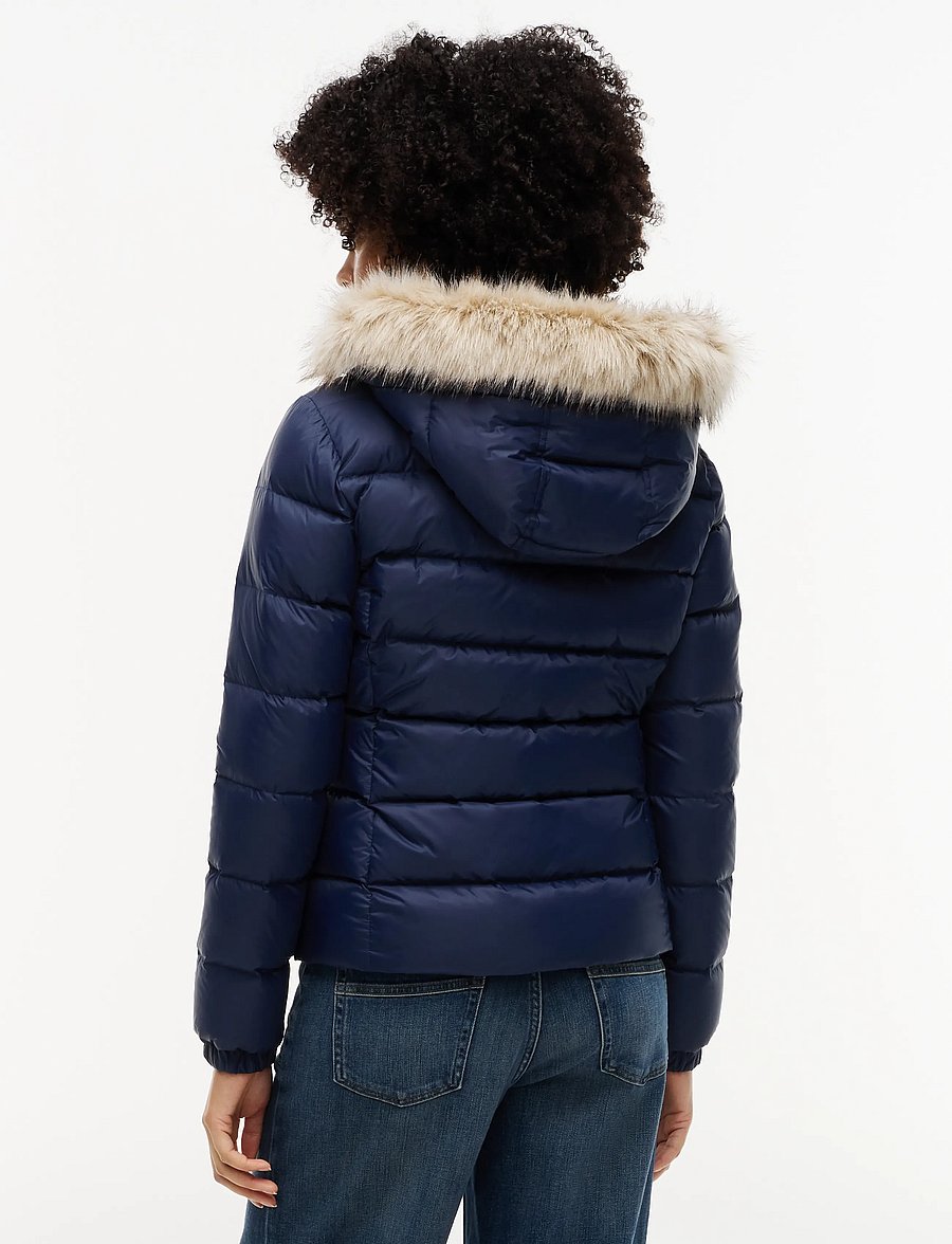 Tommy Jeans - TJW BASIC HOODED DOWN JACKET EXT - winterjacken - dark blue - 3