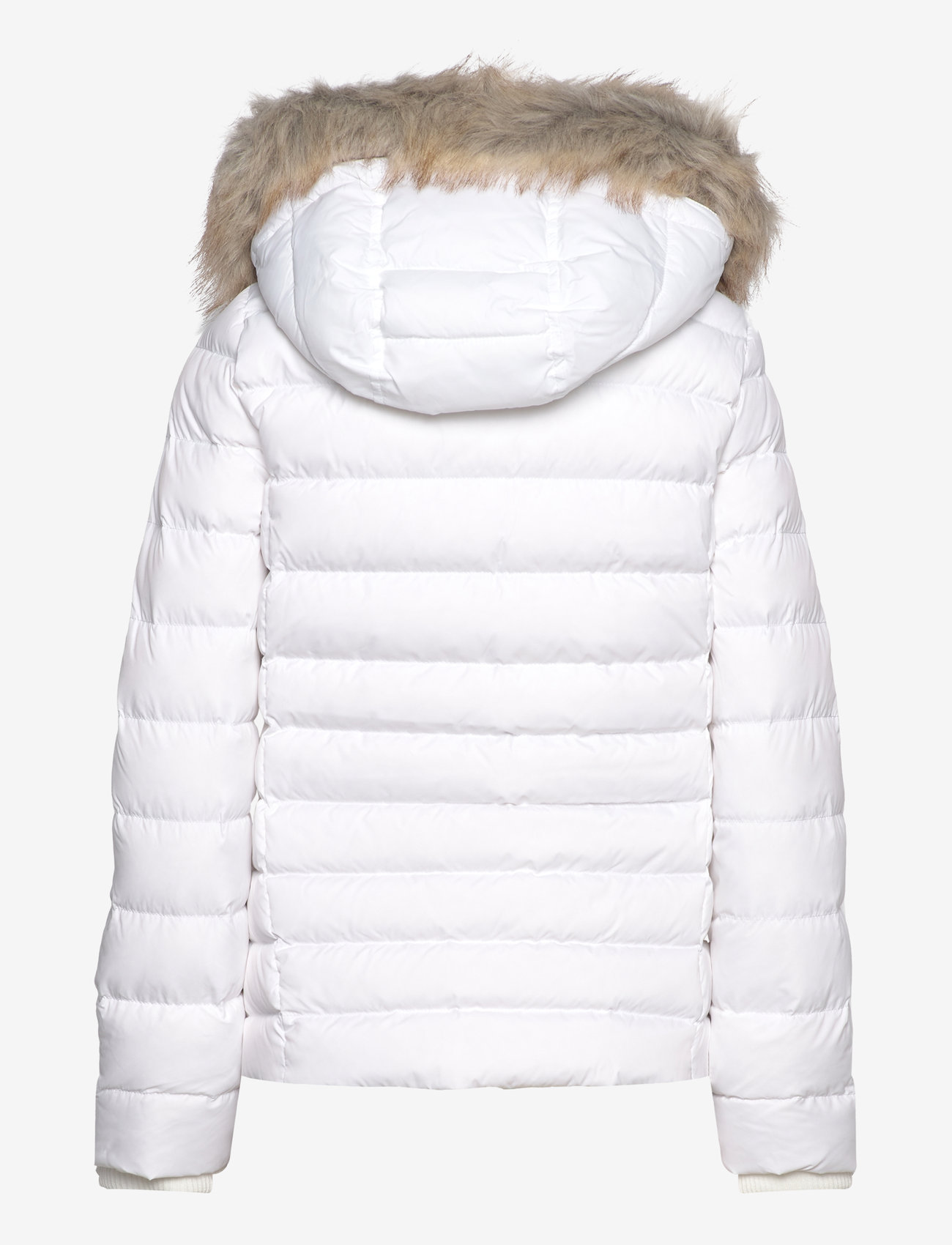 Tommy Jeans - TJW BASIC HOODED DOWN JACKET EXT - outerwear - white - 1
