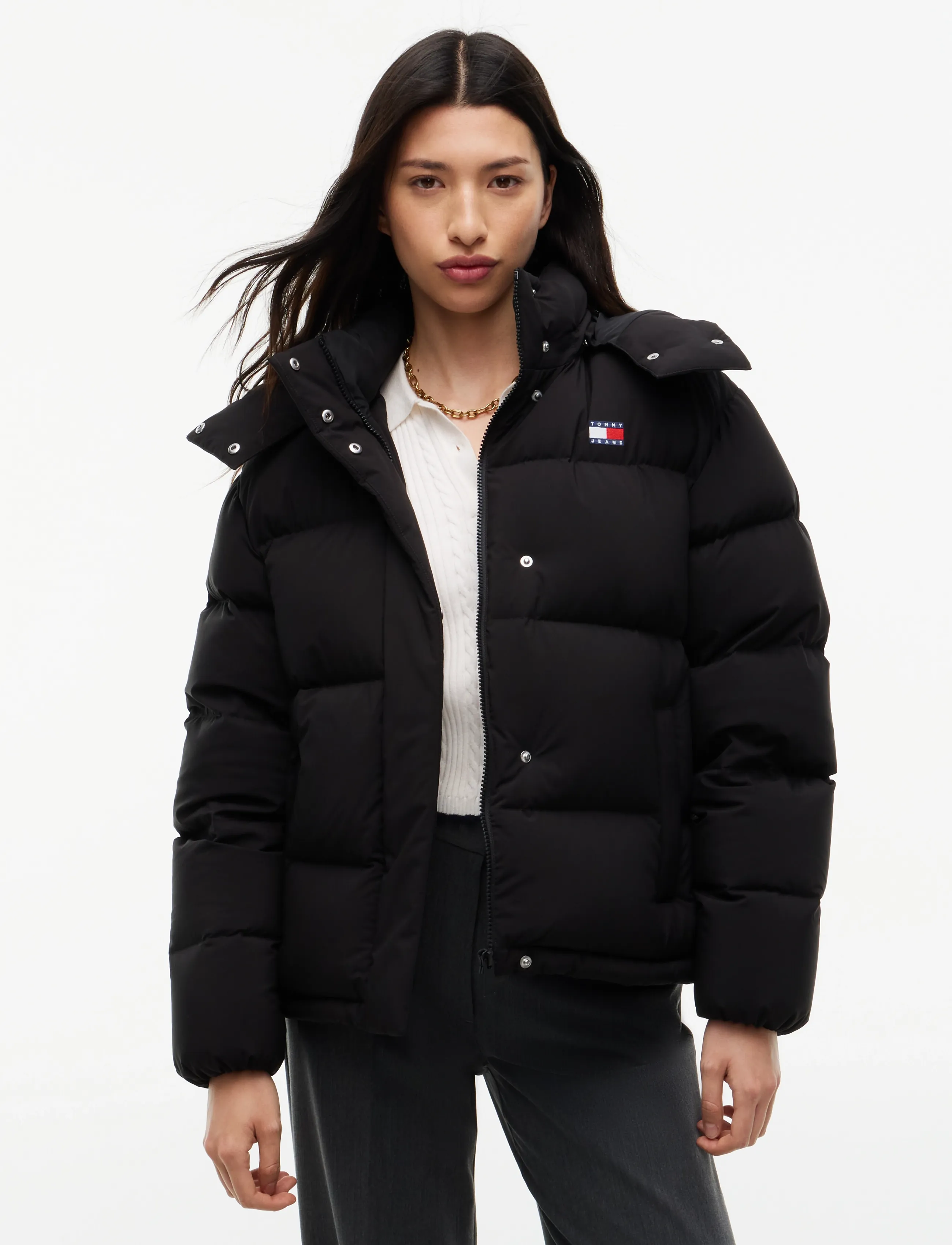 Tommy Jeans TJW ALASKA PUFFER EXT - Jacken - BLACK / black