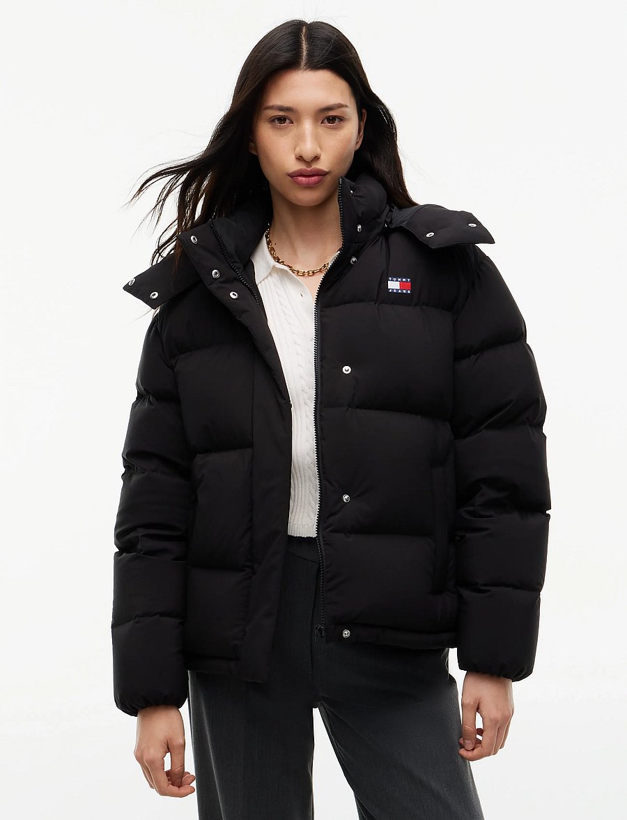 Tommy Jeans - TJW ALASKA PUFFER EXT - vinterjackor - black - 0