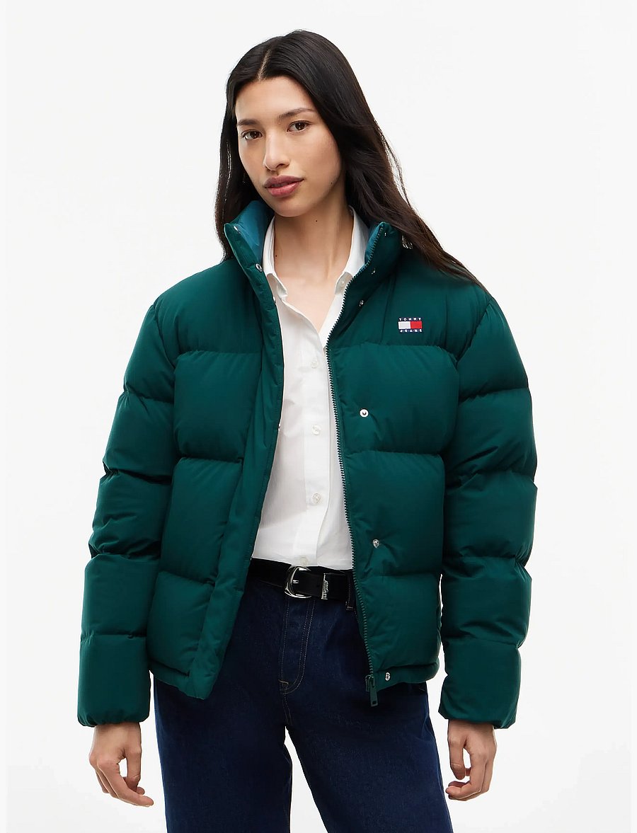 Tommy Jeans - TJW ALASKA PUFFER EXT - vinterjackor - elegant green - 0