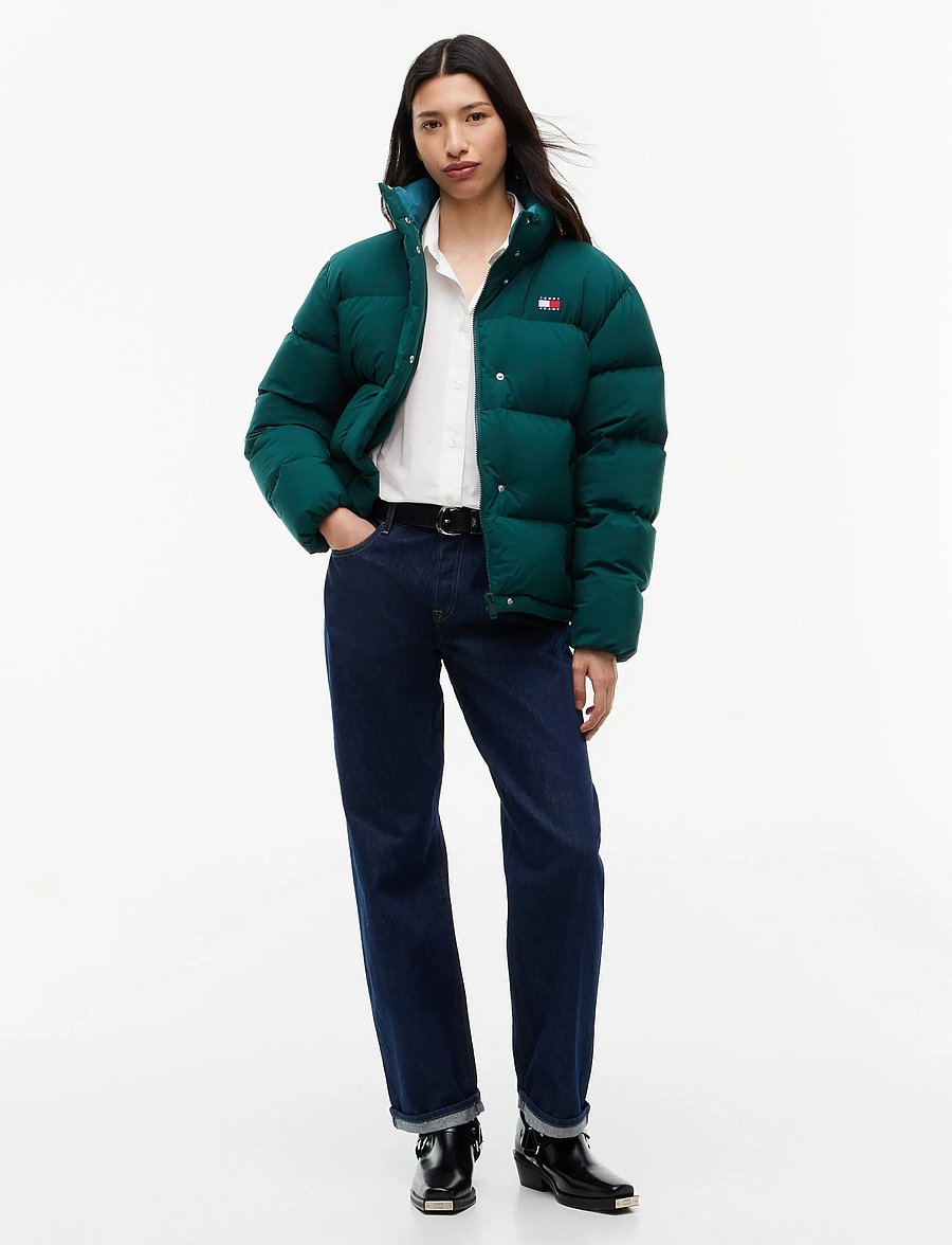 Tommy Jeans - TJW ALASKA PUFFER EXT - vinterjackor - elegant green - 4