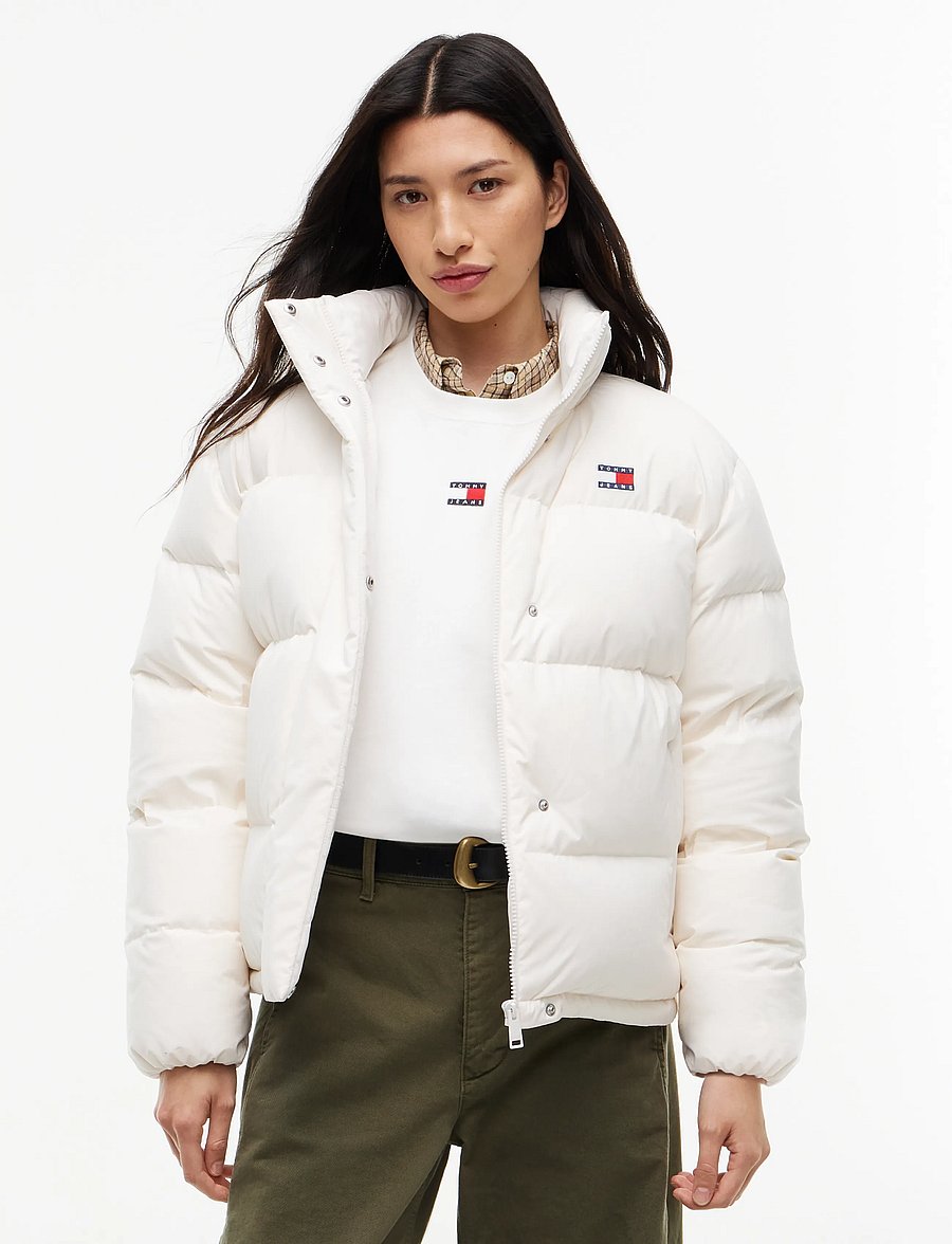 Tommy Jeans - TJW ALASKA PUFFER EXT - vinterjackor - off white - 0