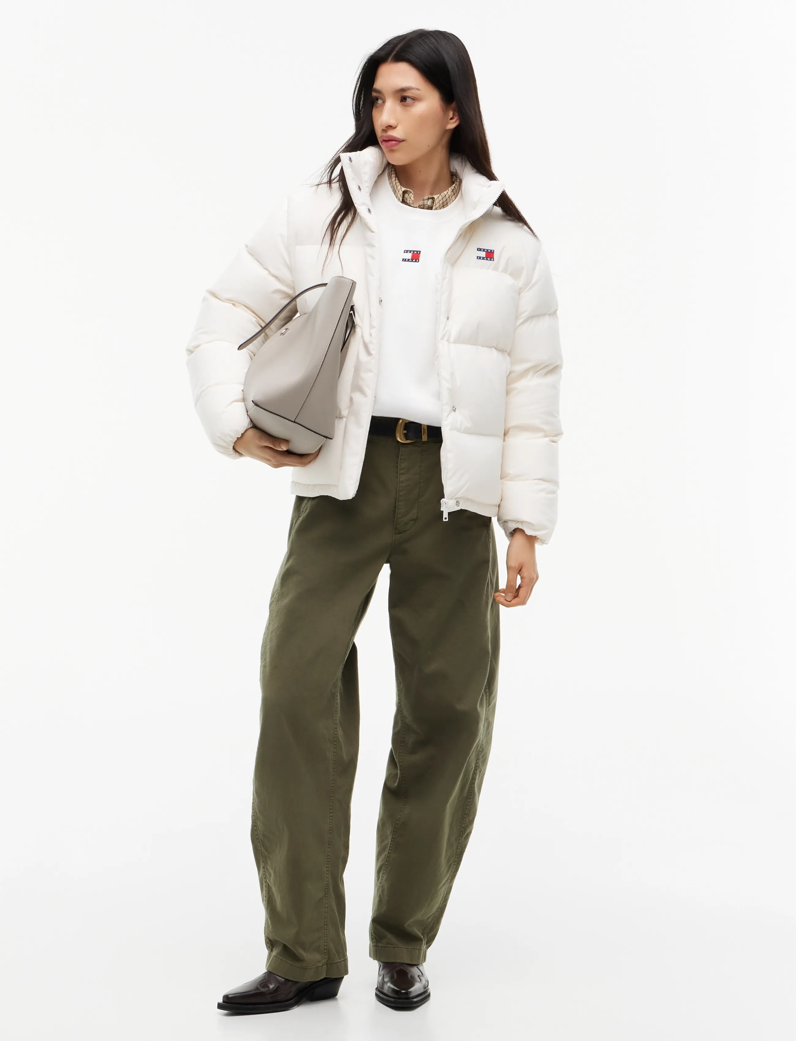 Tommy Jeans - TJW ALASKA PUFFER EXT - vinterjackor - off white - 4