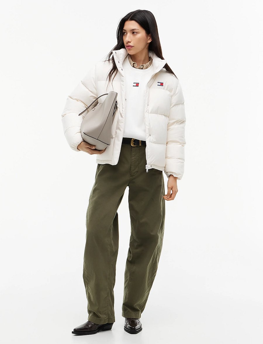 Tommy Jeans - TJW ALASKA PUFFER EXT - vinterjackor - off white - 4