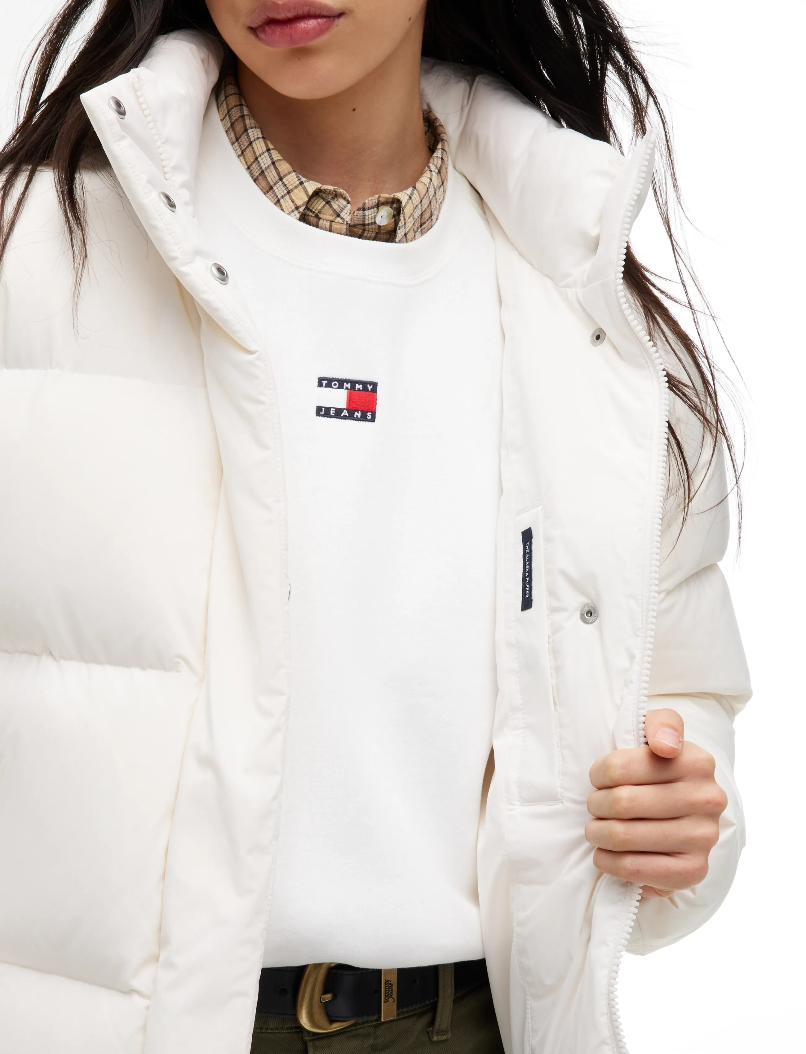 Tommy Jeans - TJW ALASKA PUFFER EXT - vinterjackor - off white - 5
