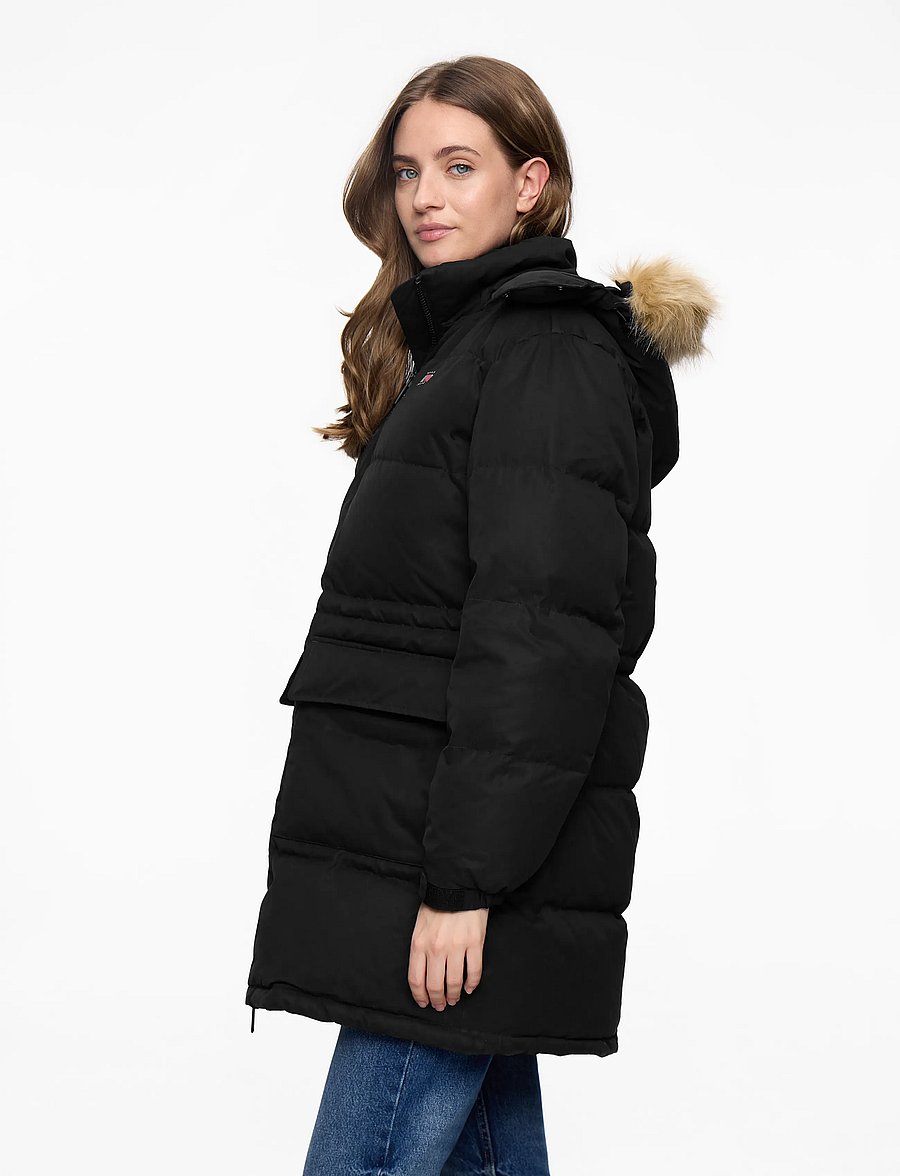 Tommy Jeans - TJW MIDI ALASKA FAUX FUR - black - 3