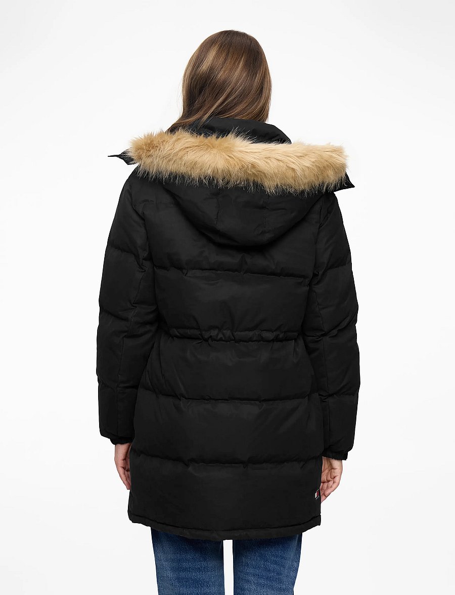 Tommy Jeans - TJW MIDI ALASKA FAUX FUR - black - 4