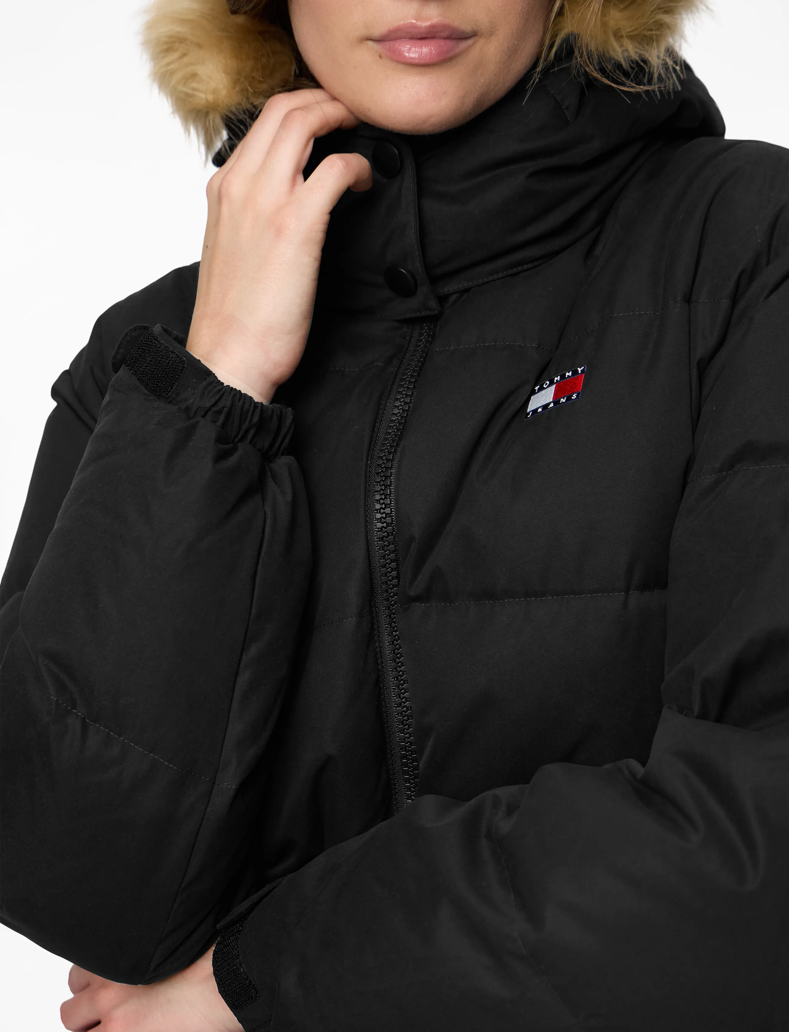 Tommy Jeans - TJW MIDI ALASKA FAUX FUR - black - 5