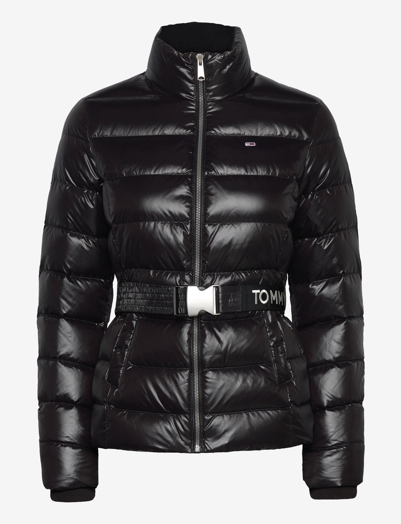 Tommy Jeans - TJW BRANDED BELT DOWN JACKET - black - 0
