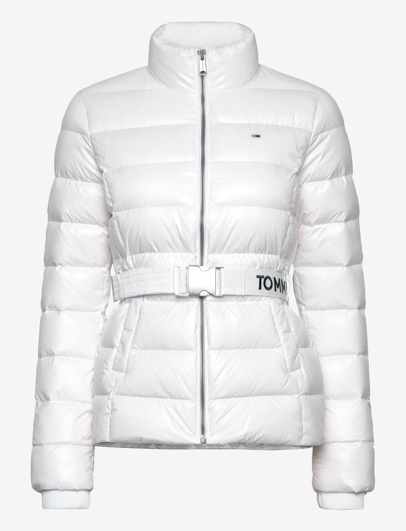 Tommy Jeans - TJW BRANDED BELT DOWN JACKET - daunenjacken - white - 0