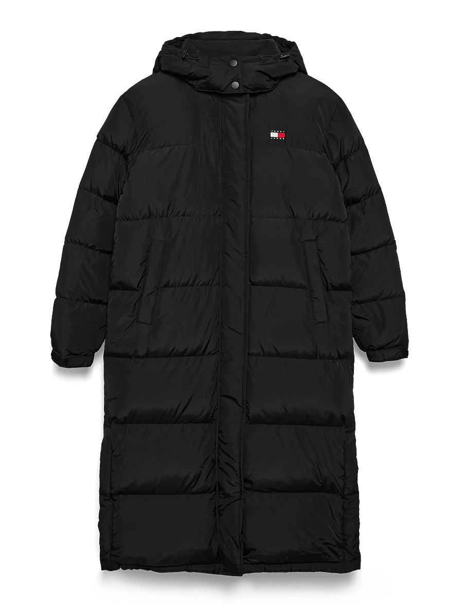 Tommy Jeans - TJW ALASKA LONG PUFFER EXT - vinterjakker - black - 1