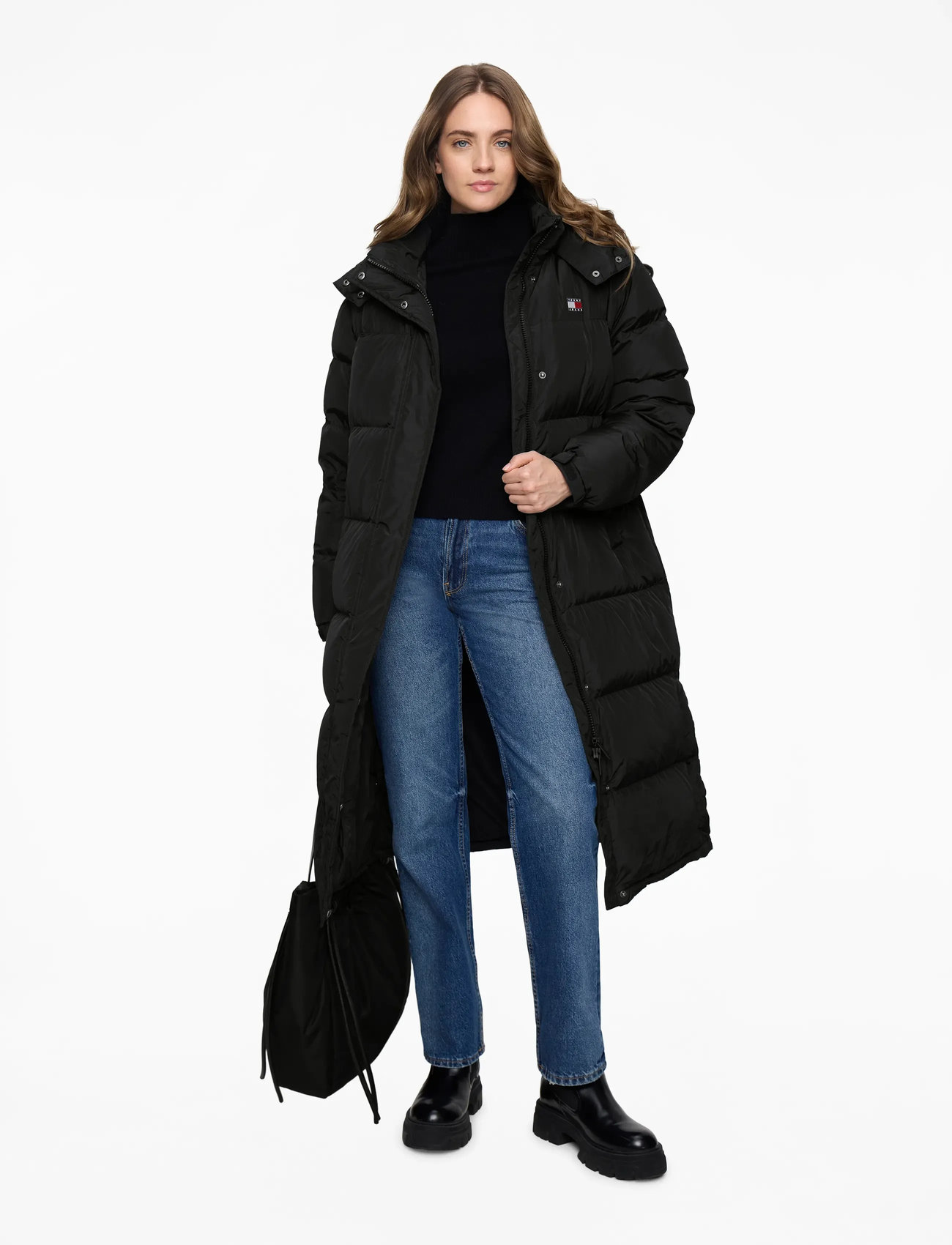 Tommy Jeans - TJW ALASKA LONG PUFFER EXT - down coats - black - 2