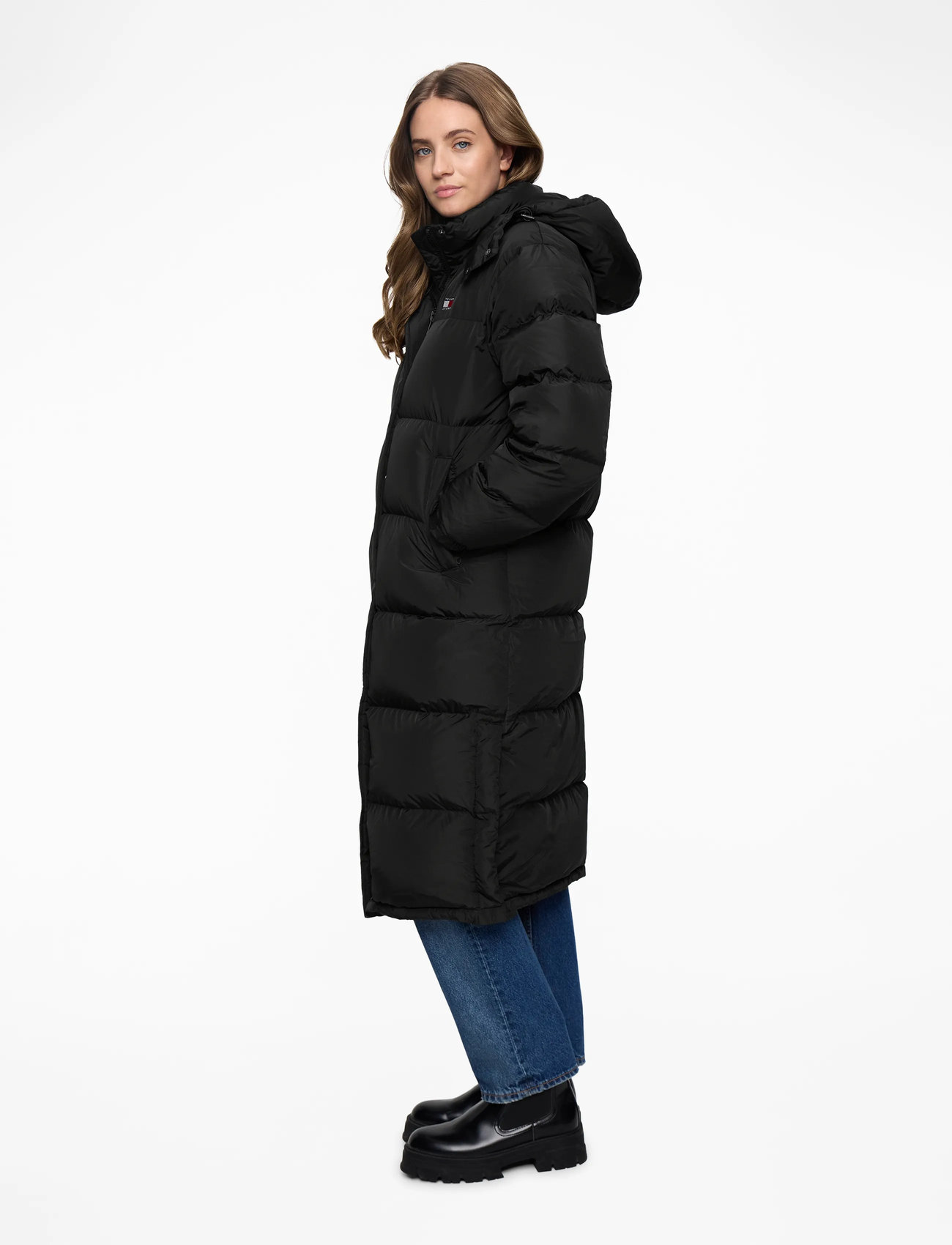 Tommy Jeans - TJW ALASKA LONG PUFFER EXT - down coats - black - 3