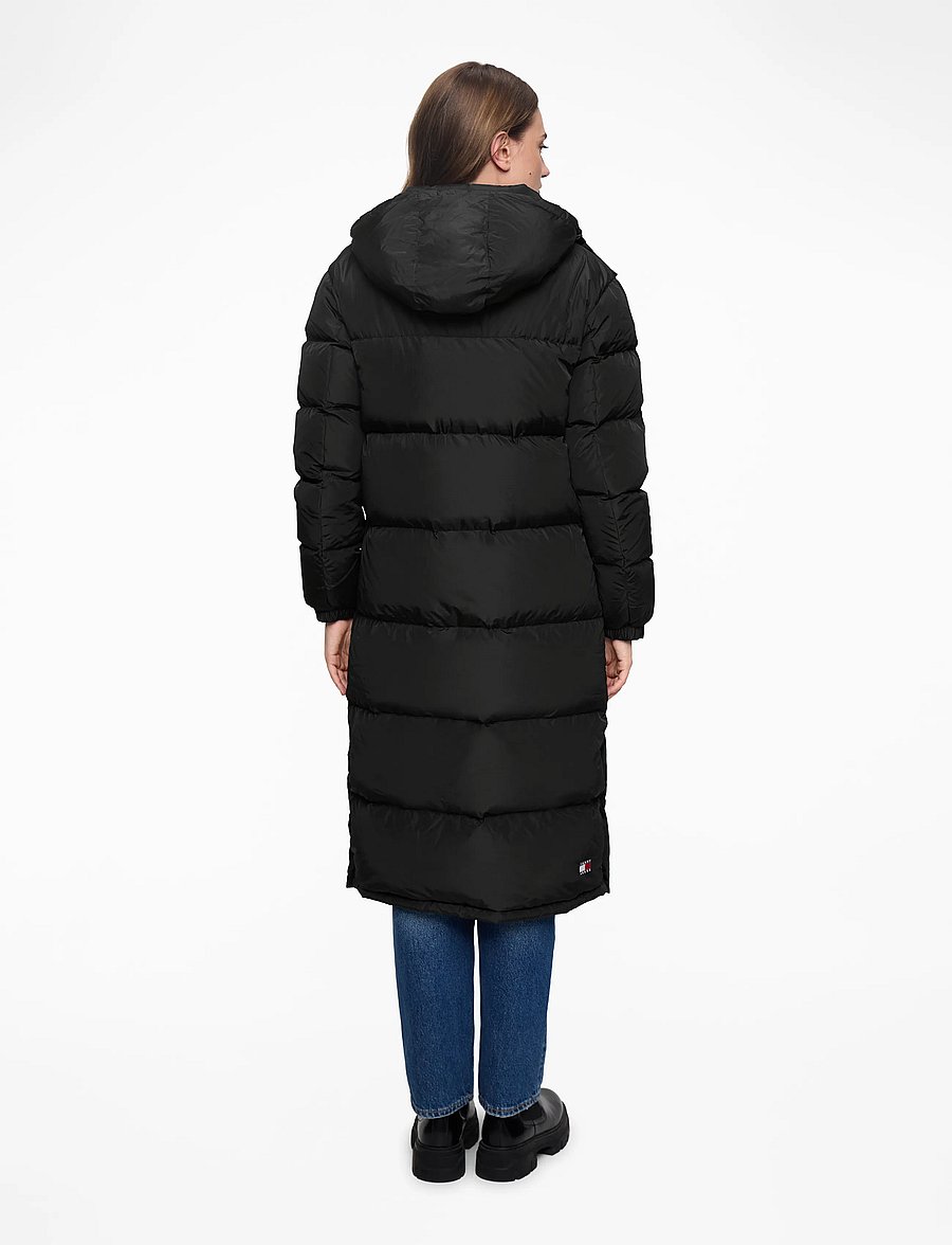 Tommy Jeans - TJW ALASKA LONG PUFFER EXT - vinterjakker - black - 4
