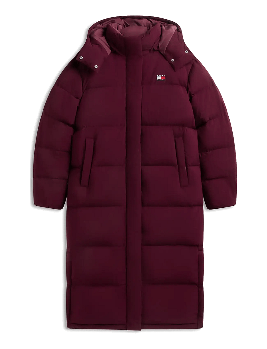 Tommy Jeans - TJW ALASKA LONG PUFFER EXT - winter jackets - calypso berry - 1