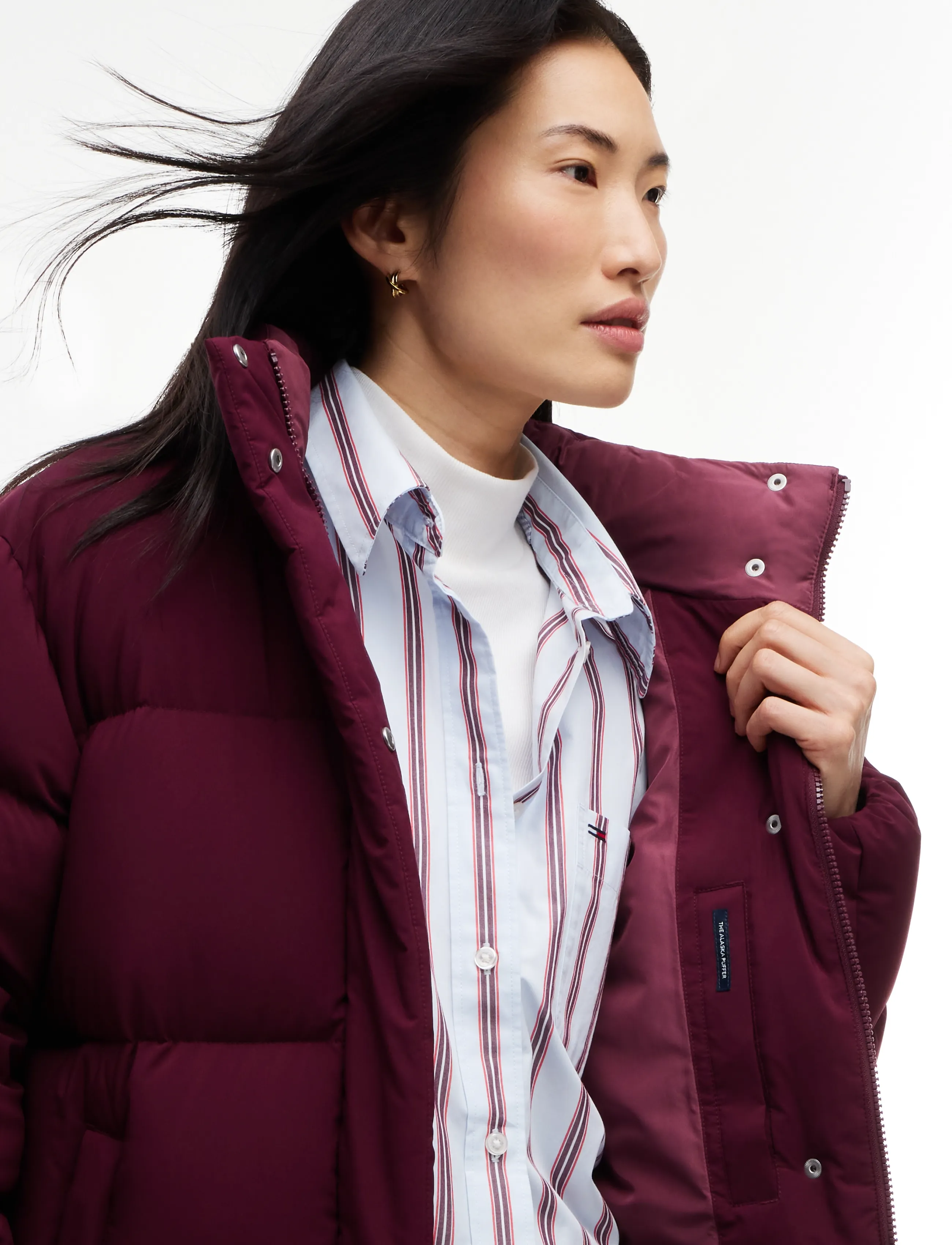Tommy Jeans - TJW ALASKA LONG PUFFER EXT - vinterjackor - calypso berry - 3