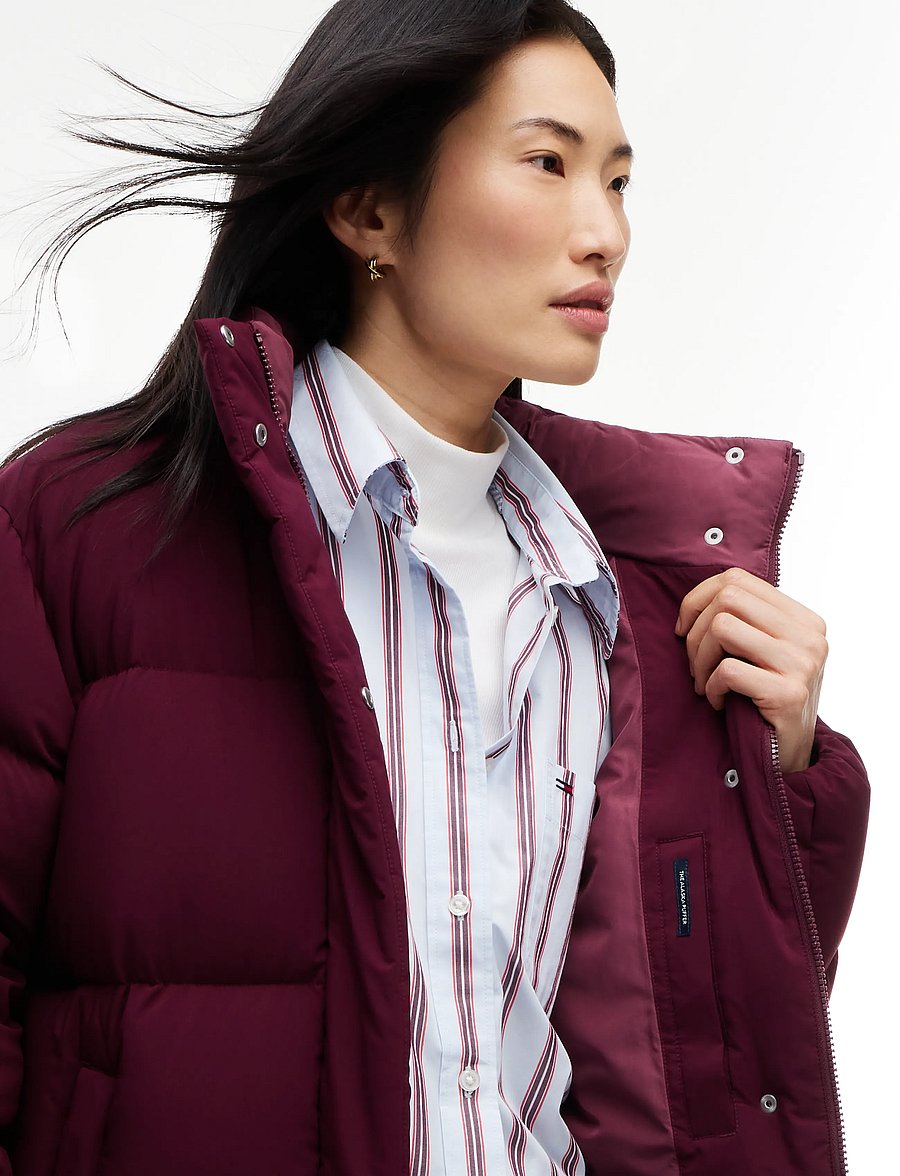 Tommy Jeans - TJW ALASKA LONG PUFFER EXT - winter jackets - calypso berry - 3
