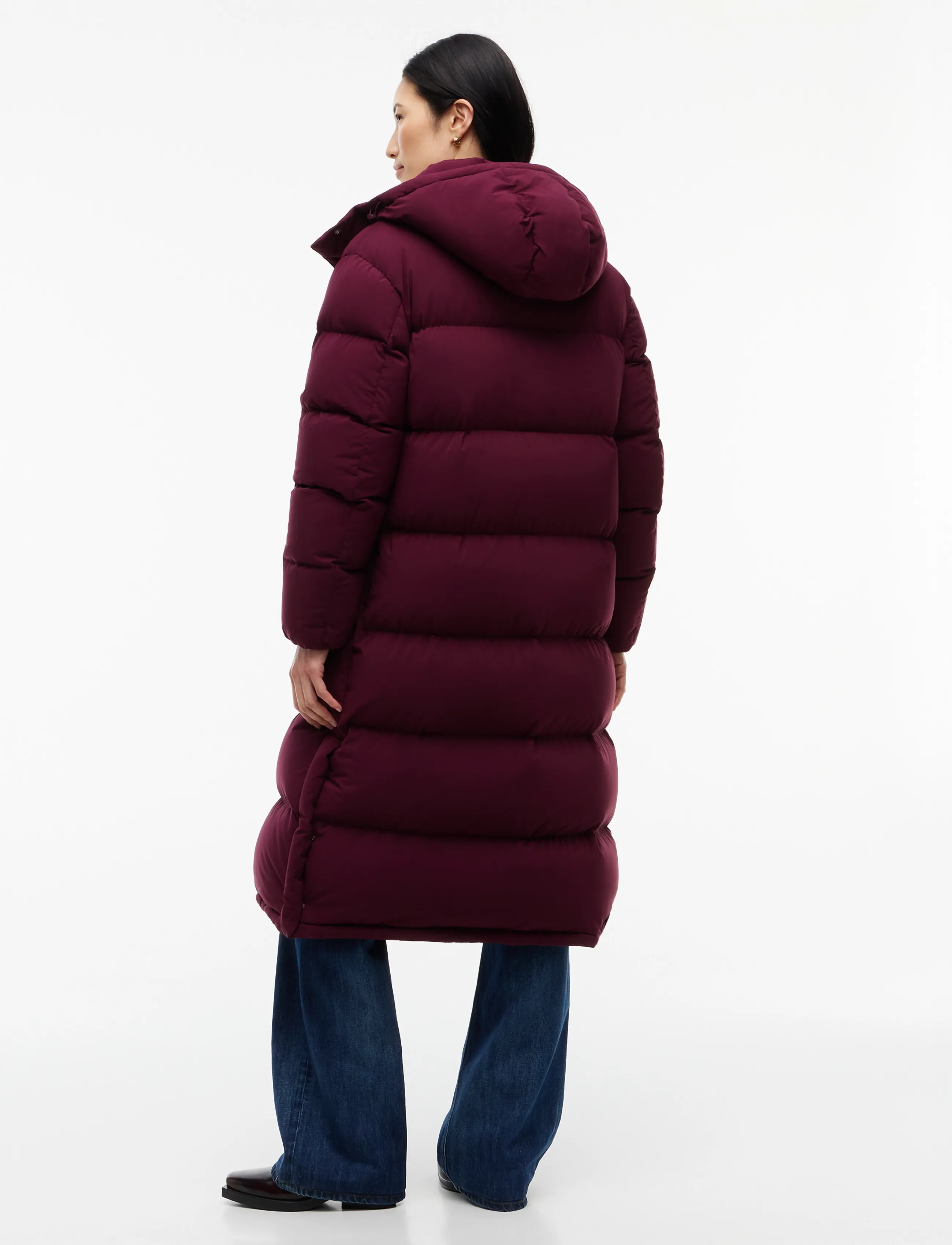 Tommy Jeans - TJW ALASKA LONG PUFFER EXT - vinterjackor - calypso berry - 4