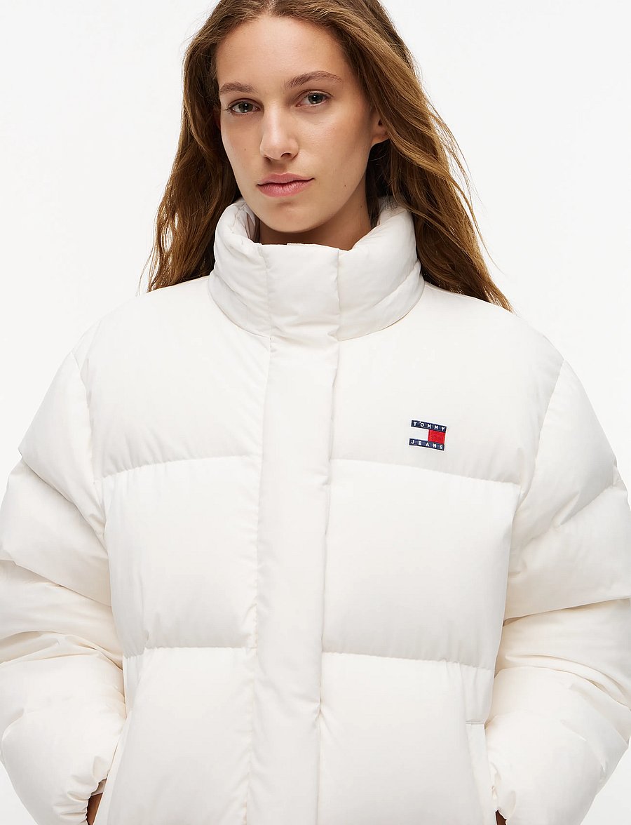 Tommy Jeans - TJW ALASKA LONG PUFFER EXT - winterjacken - off white - 5
