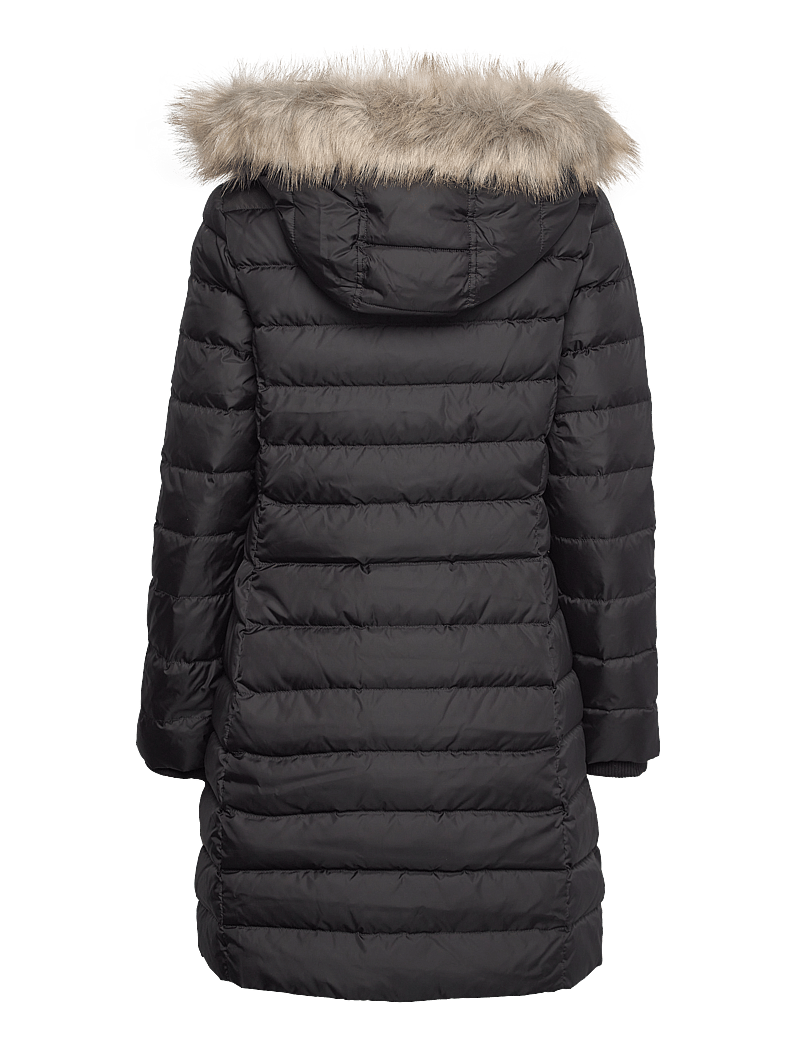 Tommy Jeans - TJW ESSENTIAL HOODED DOWN COAT - dunfrakker - black - 2