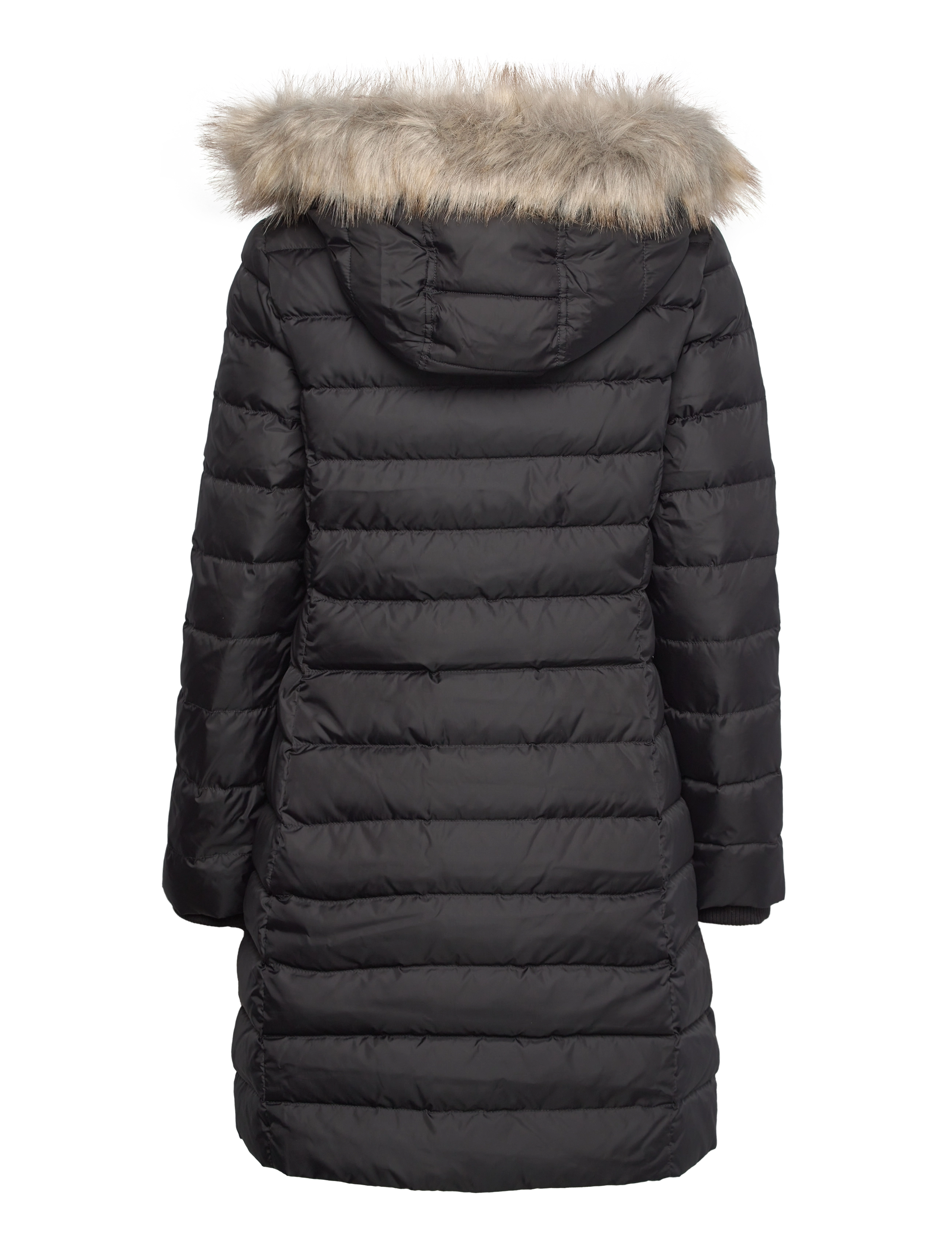 Tommy Jeans - TJW ESSENTIAL HOODED DOWN COAT - winterjacken - black - 2