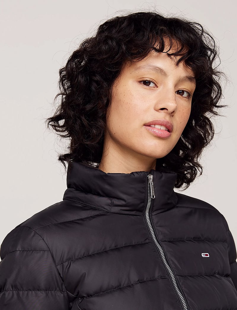 Tommy Jeans - TJW ESSENTIAL HOODED DOWN COAT - dunfrakker - black - 5