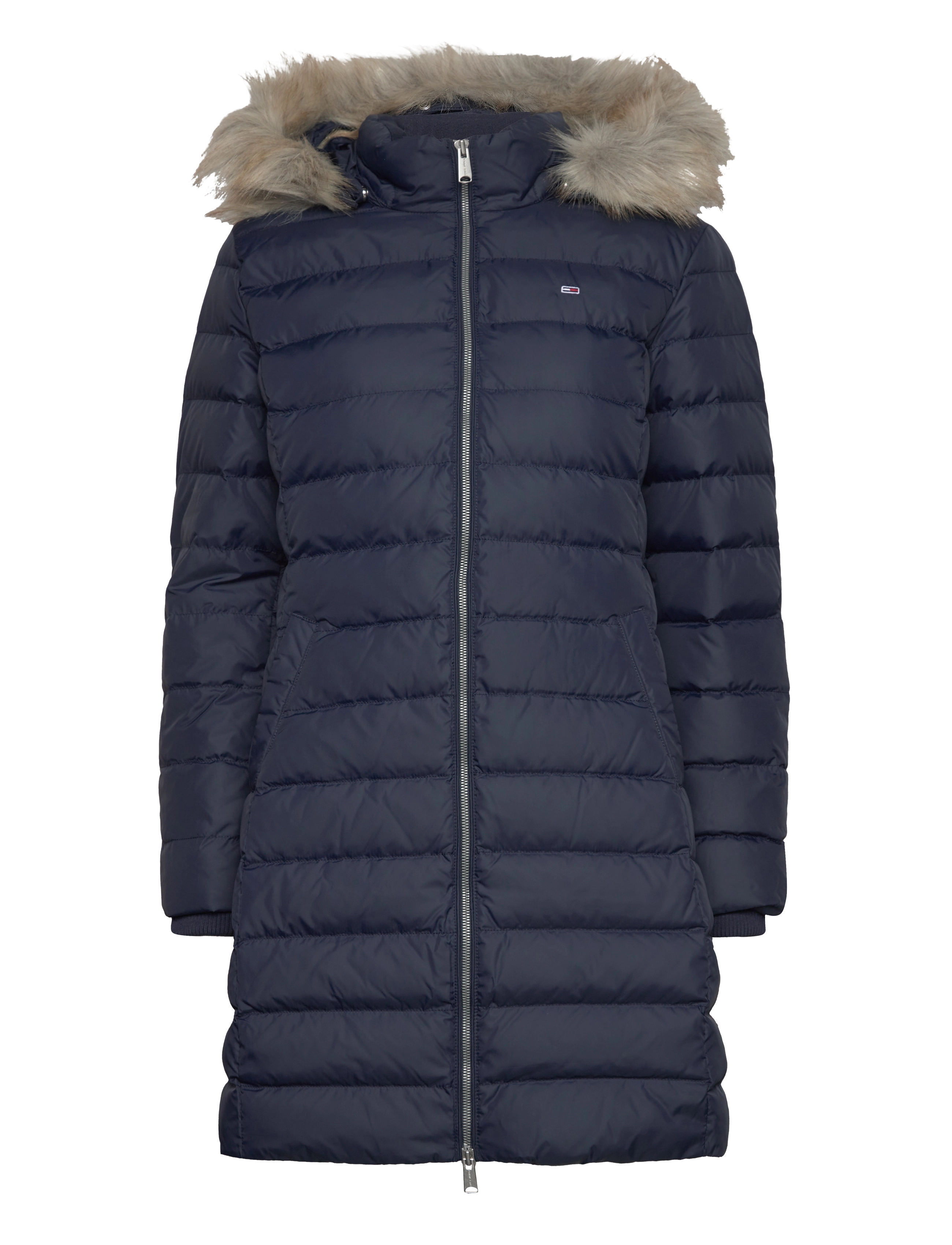 Tommy Jeans - TJW ESSENTIAL HOODED DOWN COAT - vinterjakker - dark blue - 1