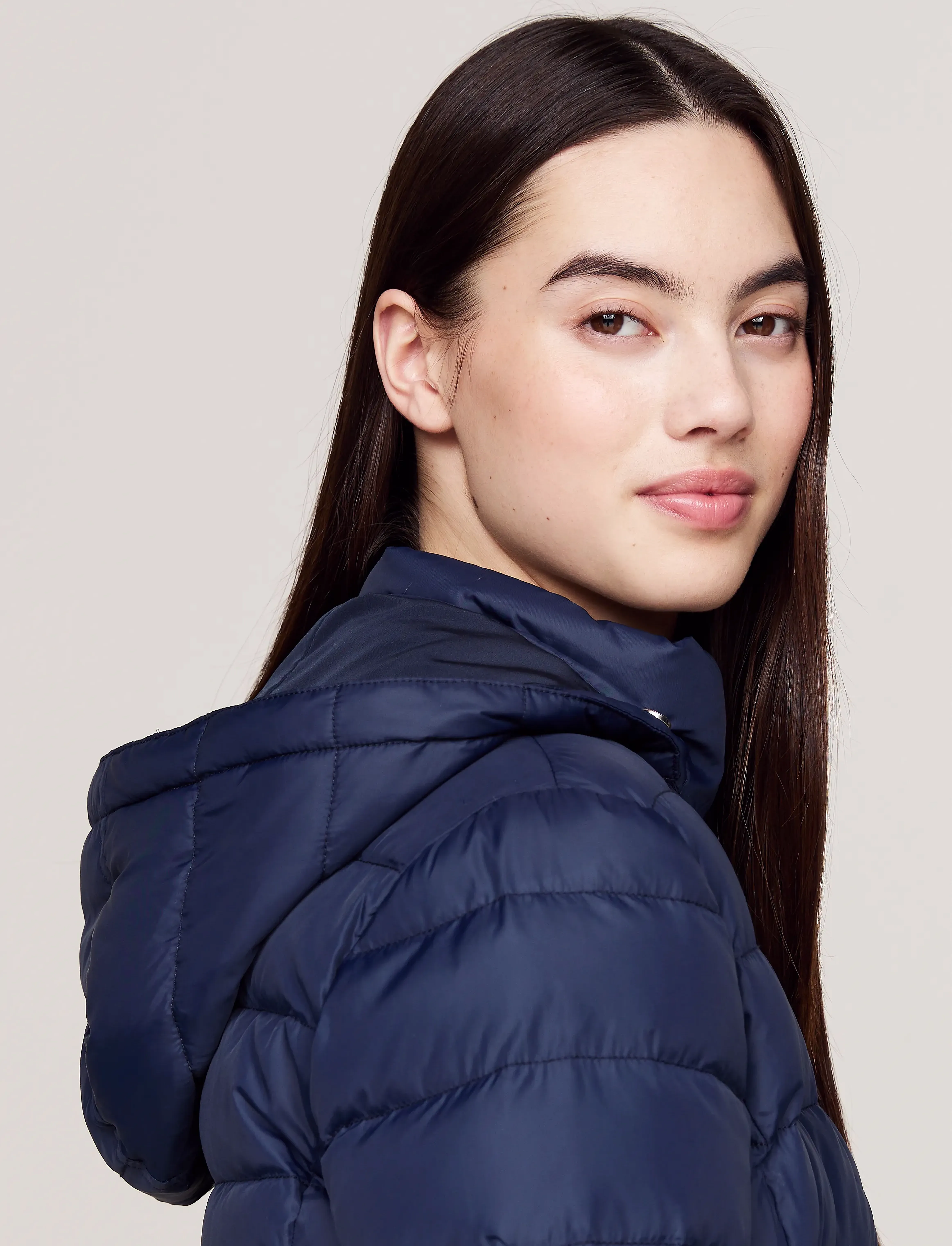 Tommy Jeans - TJW ESSENTIAL HOODED DOWN COAT - vinterjakker - dark blue - 5