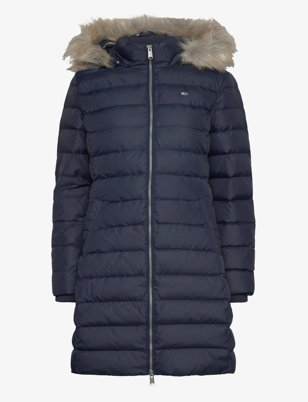Tommy Jeans - TJW ESSENTIAL HOODED DOWN COAT - dunfrakker - dark night navy - 1