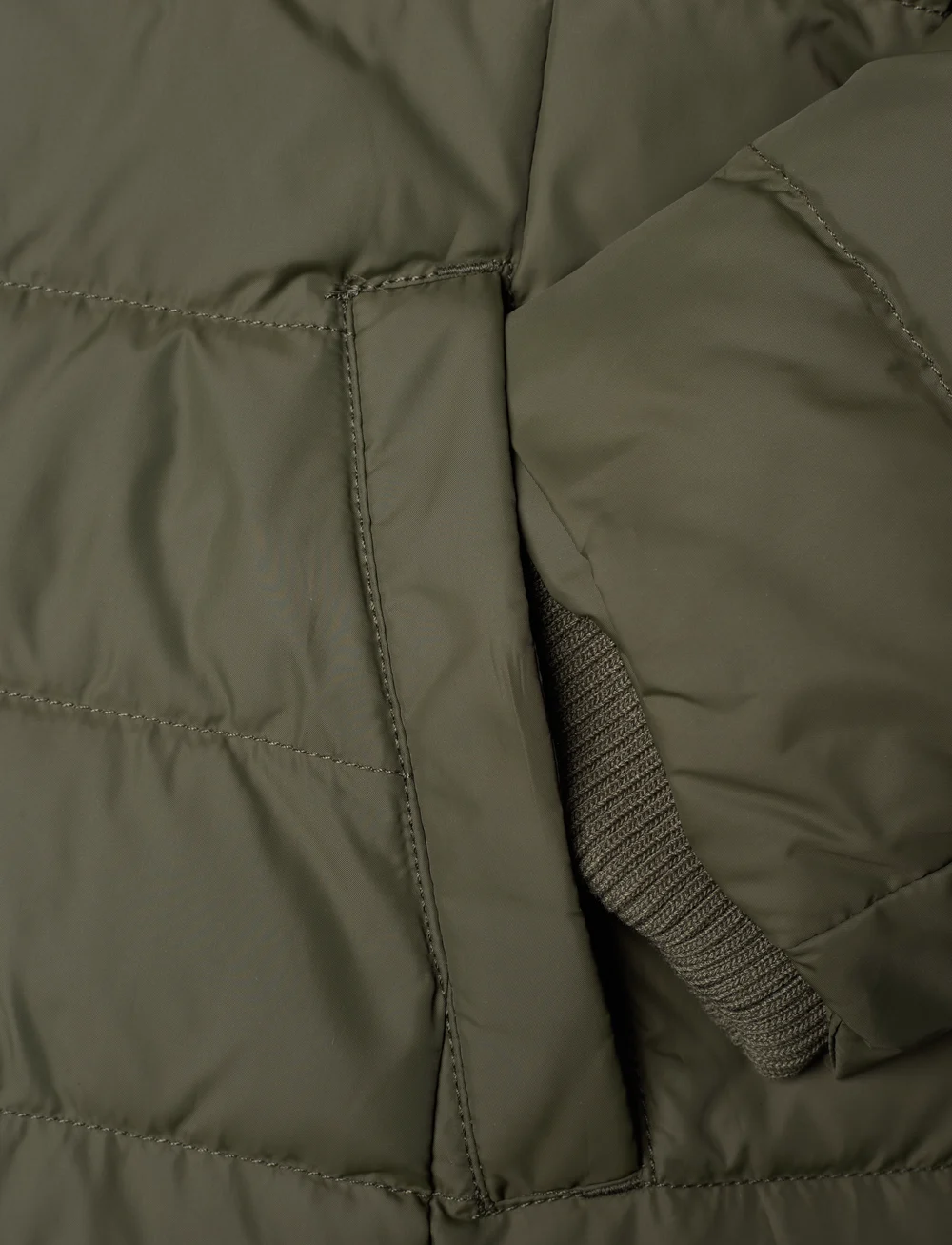 Tommy Jeans - TJW ESSENTIAL HOODED DOWN COAT - dunkappor - fatigue green - 4