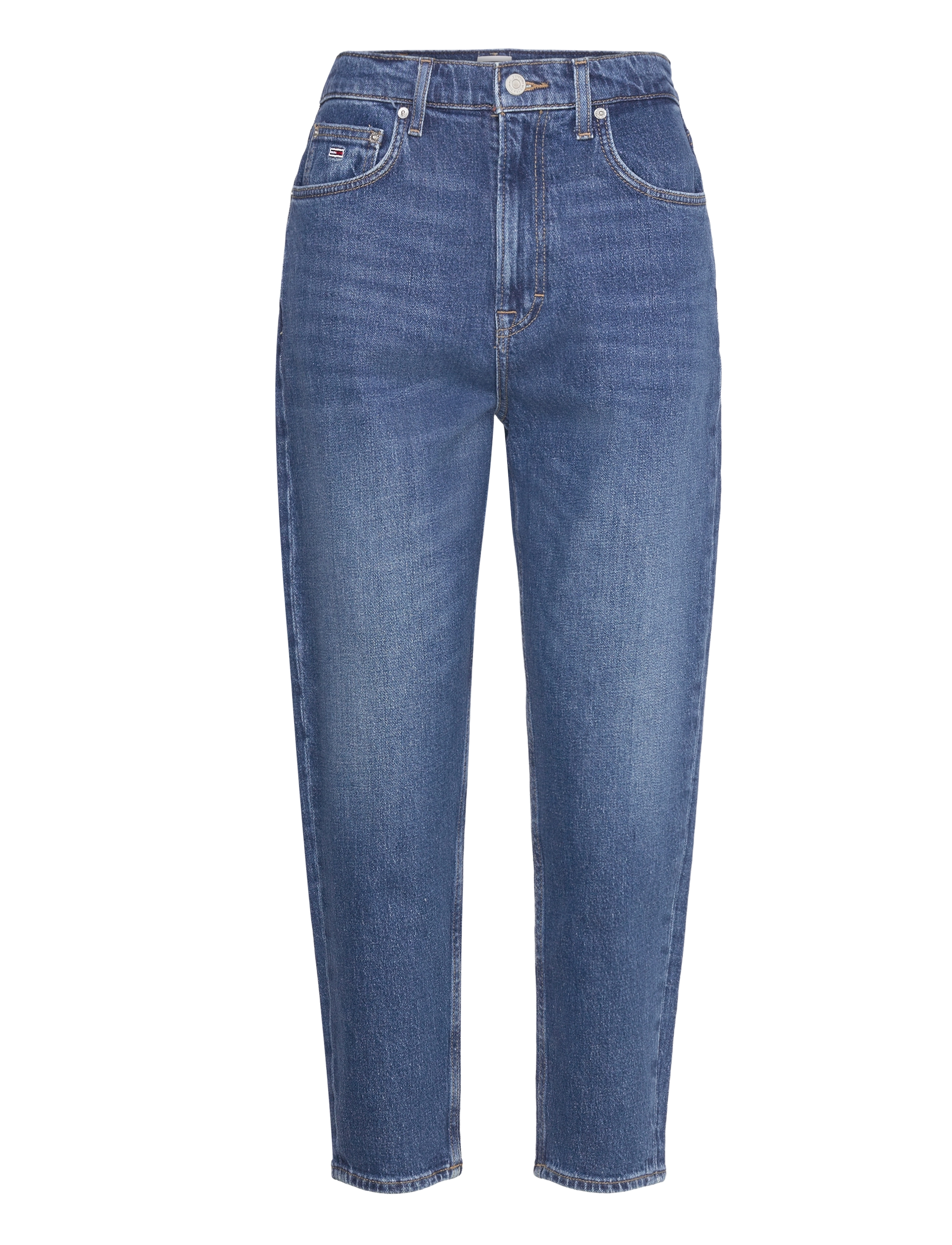 Tommy Jeans MOM JEAN UH TPR CH0152 CO - Kläder - DENIM DARK / blue