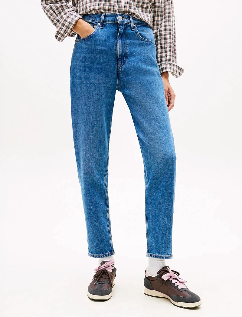 Tommy Jeans - MOM JEAN UH TPR CH0130 - tavalised teksad - denim medium - 0