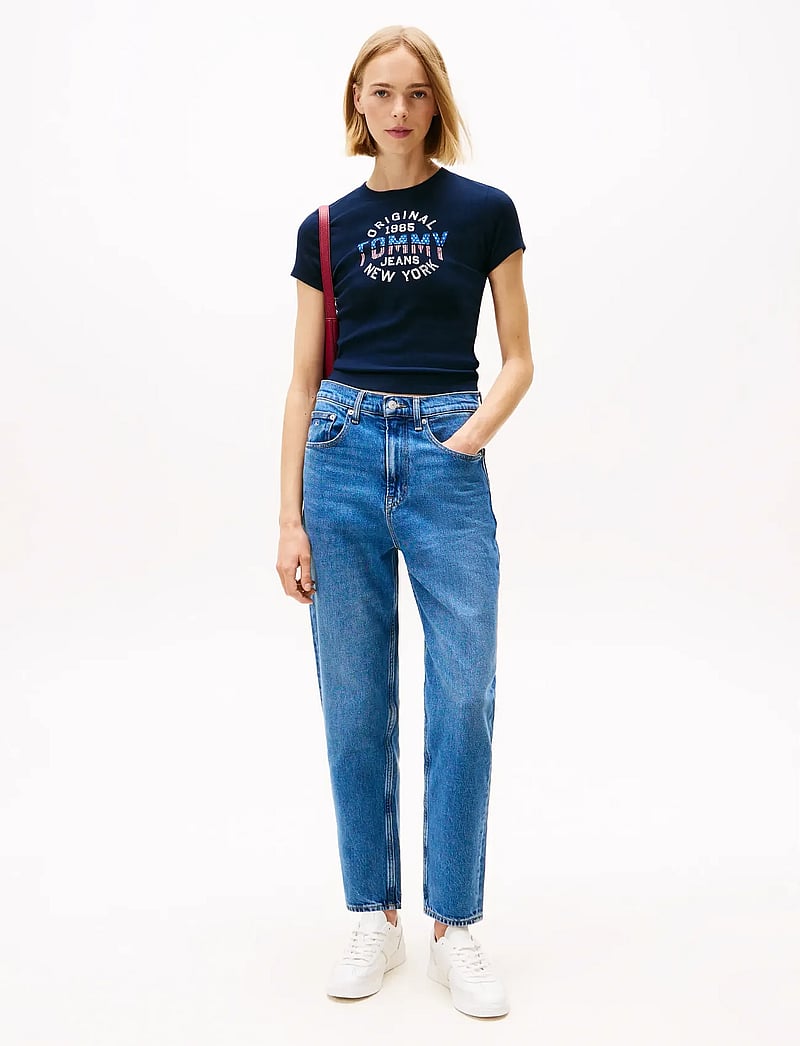Tommy Jeans - MOM JEAN UH TPR CH0130 - regular jeans - denim medium - 5