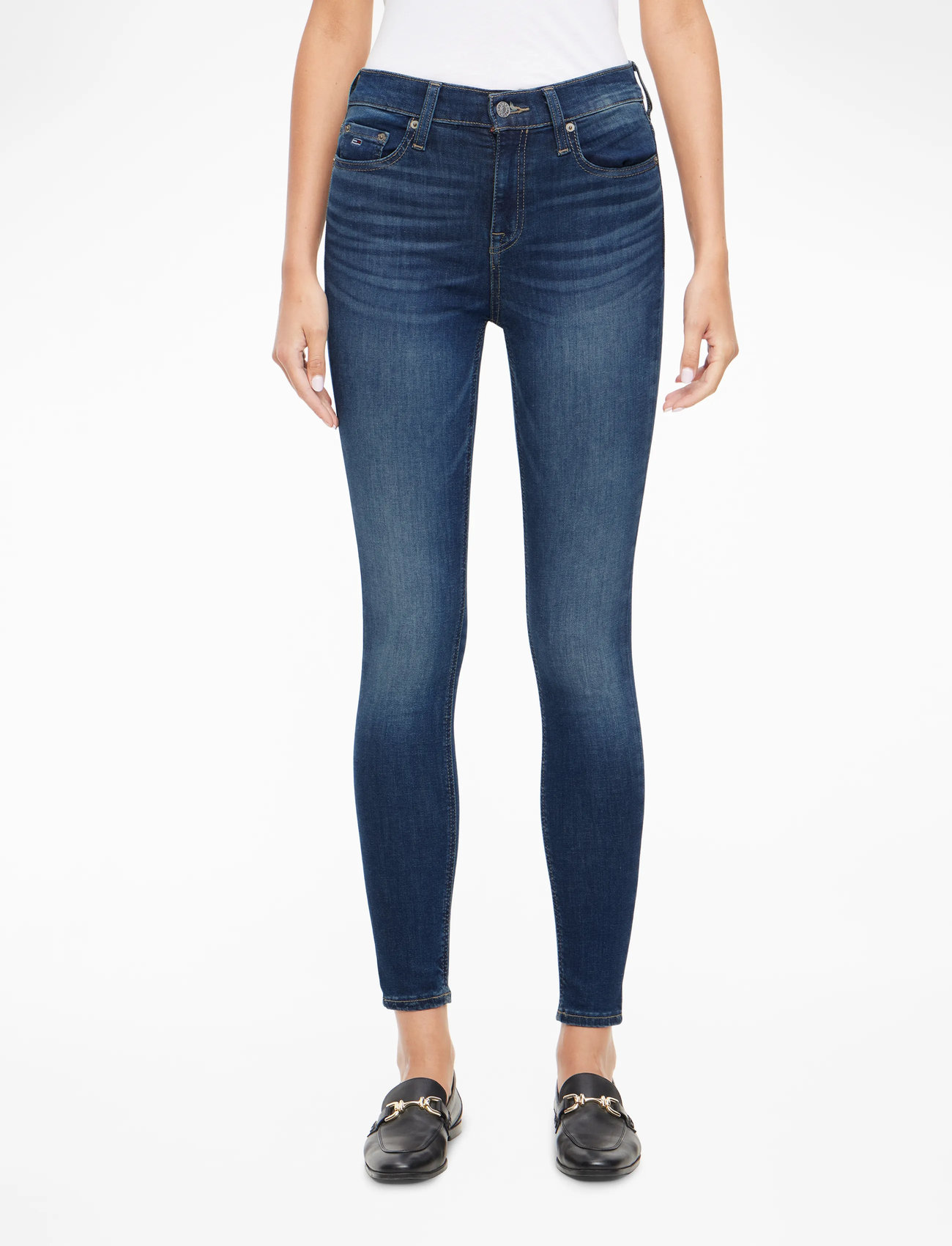 Tommy Jeans - NORA MD SKN CH0258 - regular jeans - denim dark - 0