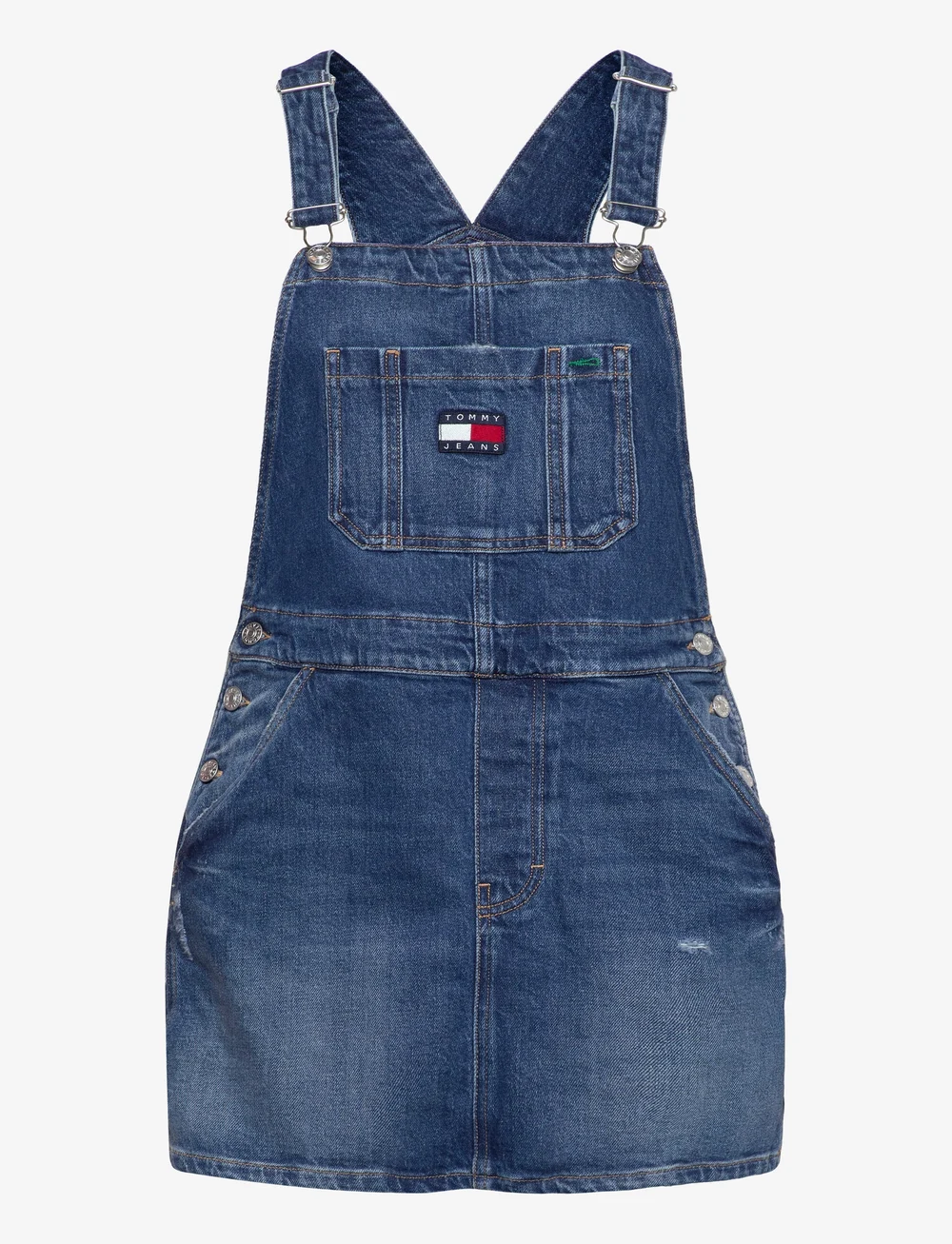 Tommy Jeans Dungaree Denim Dress Ch6138 Short Dresses Boozt