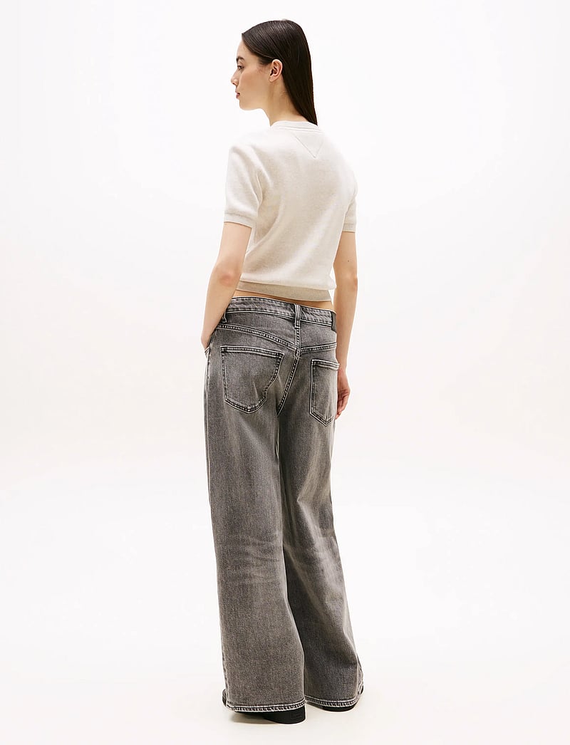 Tommy Jeans - TJW ESSENTIAL SS SWEATER - crop tops - oat marl htr - 3