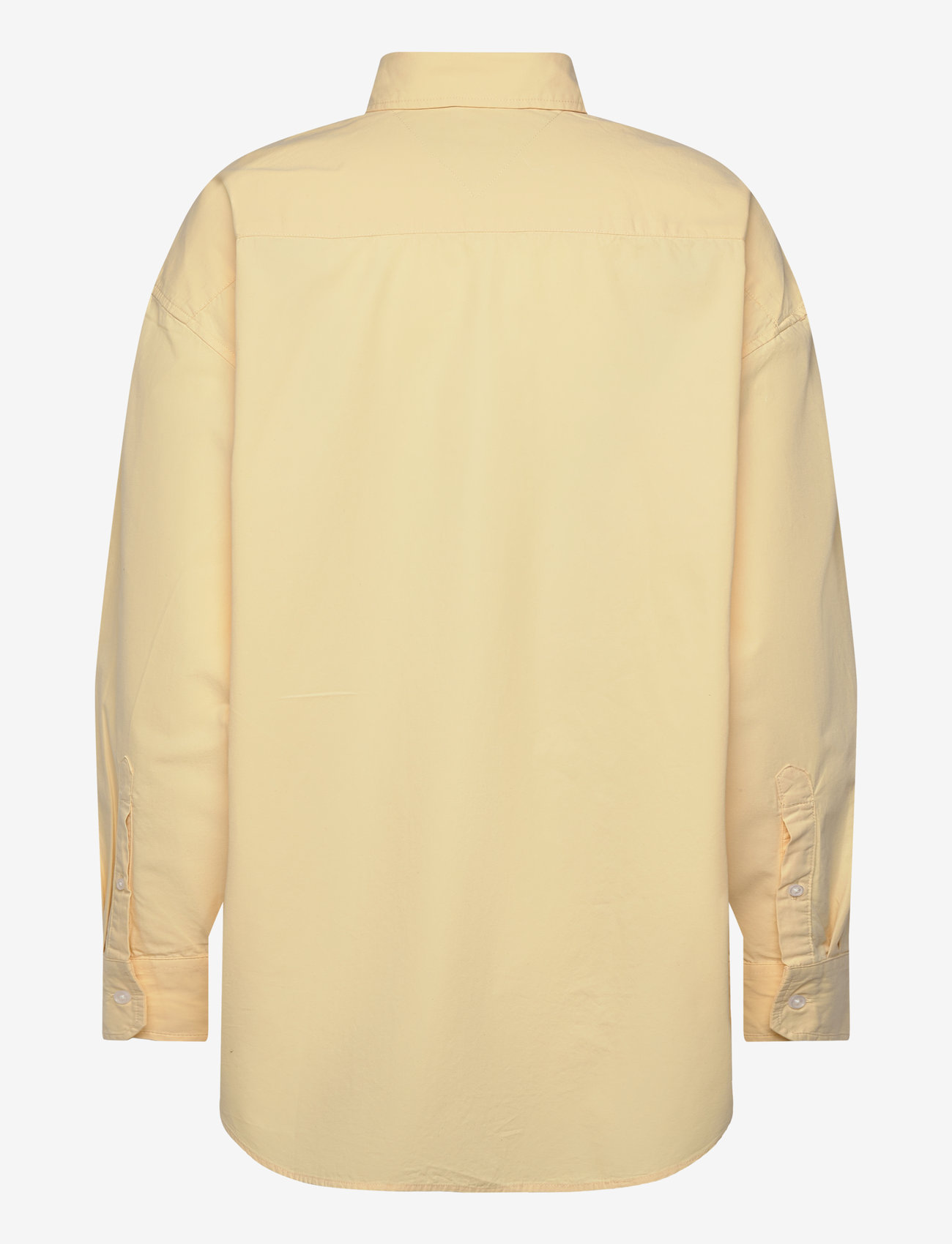 Tommy Jeans - TJW OVS BADGE  POPLIN SHIRT EXT - custard cream - 2