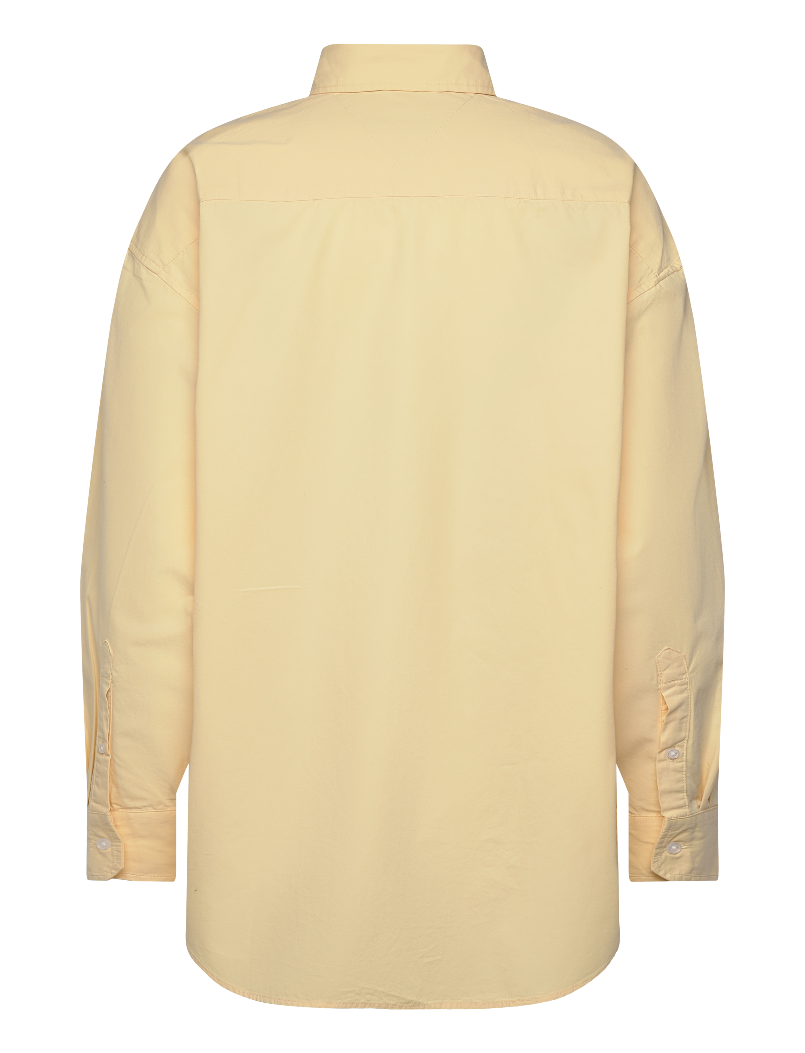 Tommy Jeans - TJW OVS BADGE  POPLIN SHIRT EXT - custard cream - 2