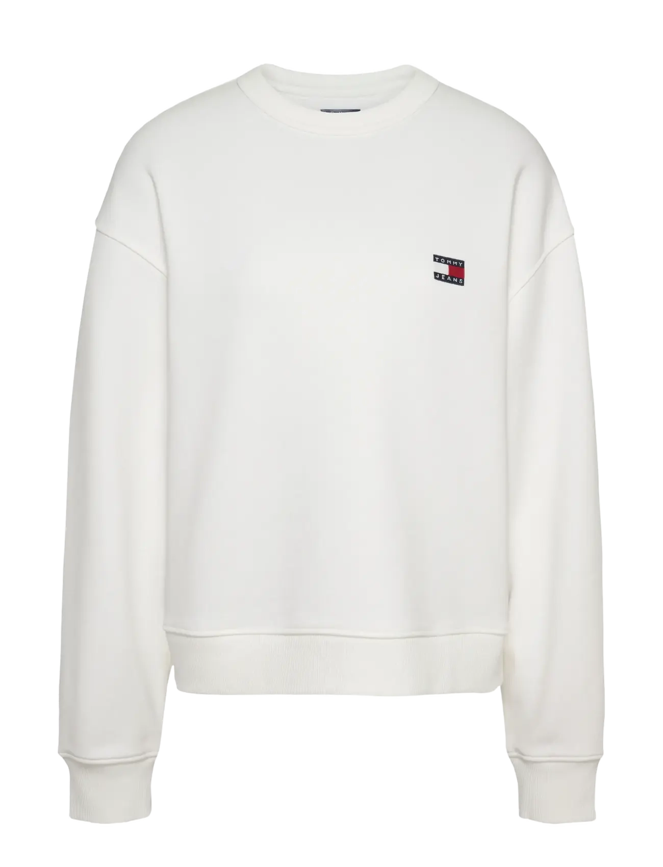 TOMMY JEANS Tjw Bxy Badge Crew Weiß - XL - Damen