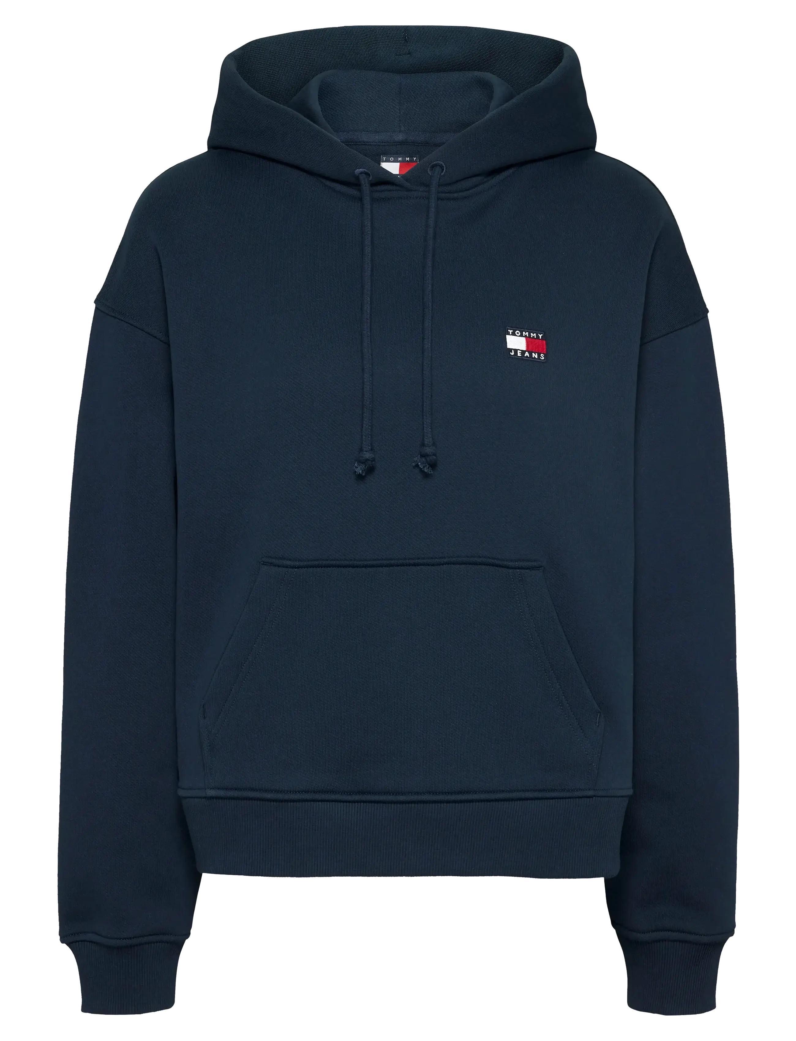 Tommy Jeans TJW BXY BADGE HOODIE EXT - Hættetrøjer - DARK NIGHT NAVY / black