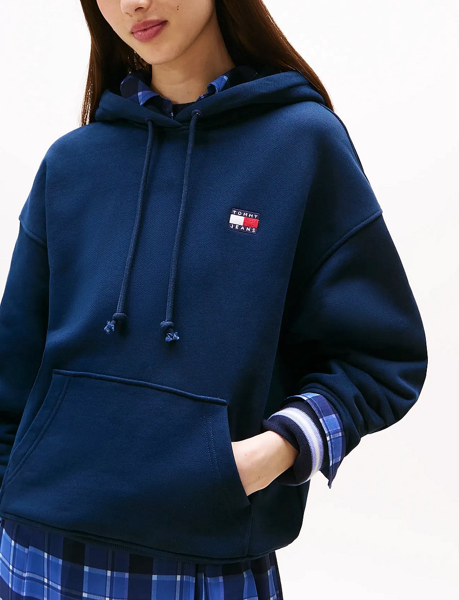 Tommy Jeans - TJW BXY BADGE HOODIE EXT - hoodies - dark night navy - 5