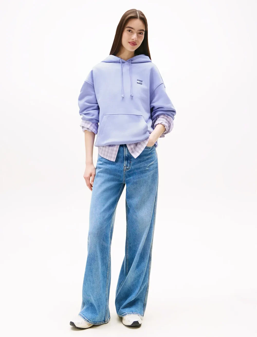 Tommy Jeans - TJW BXY BADGE HOODIE EXT - hoodies - vintage iris - 2