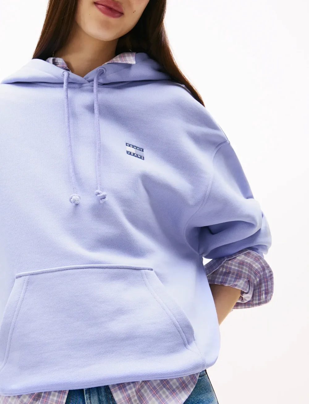 Tommy Jeans - TJW BXY BADGE HOODIE EXT - hoodies - vintage iris - 4